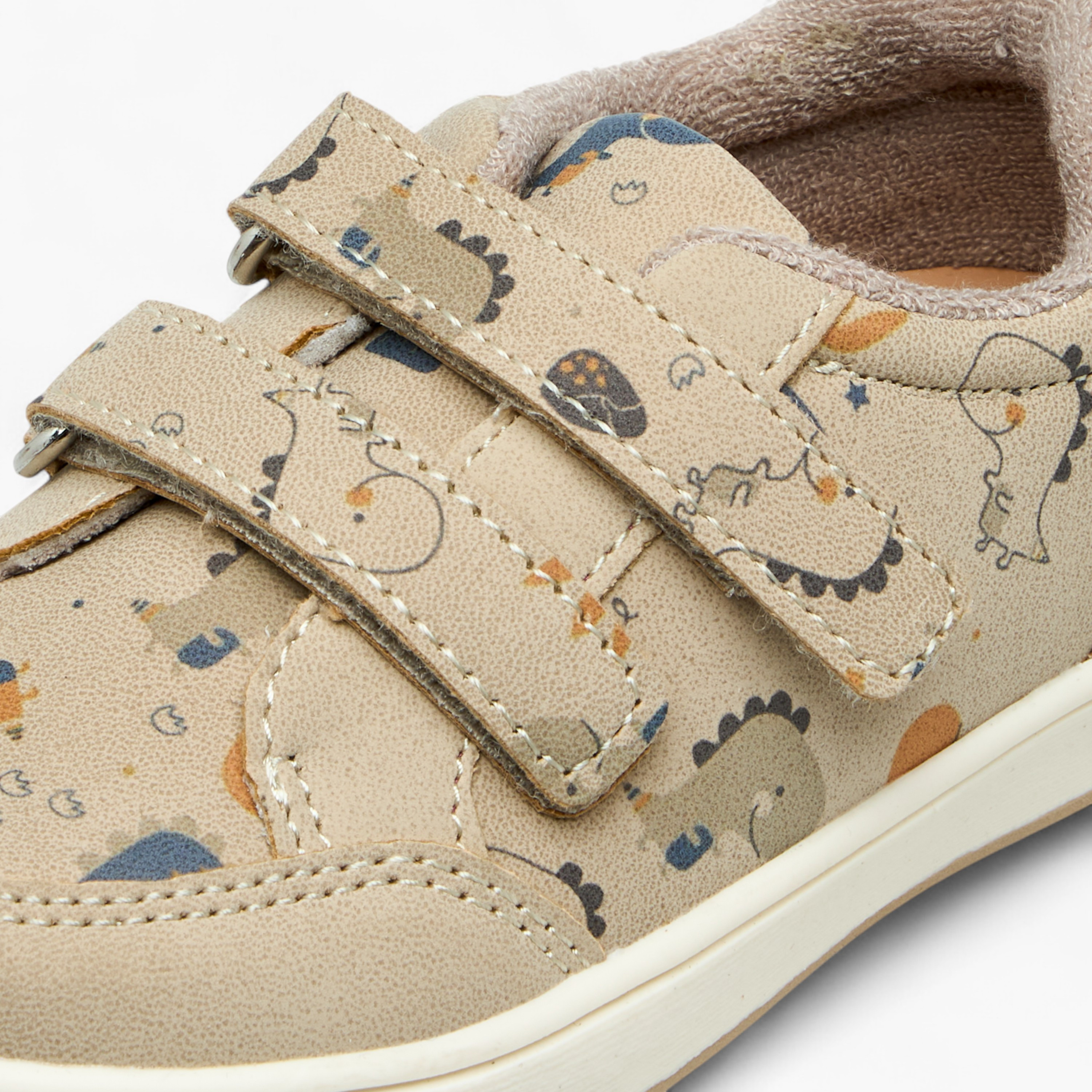 حذاء سنيكرز بشريط إغلاق لاصق وطبعات ديناصور من بيرفيت-boys-shoes-sneakers-image-4