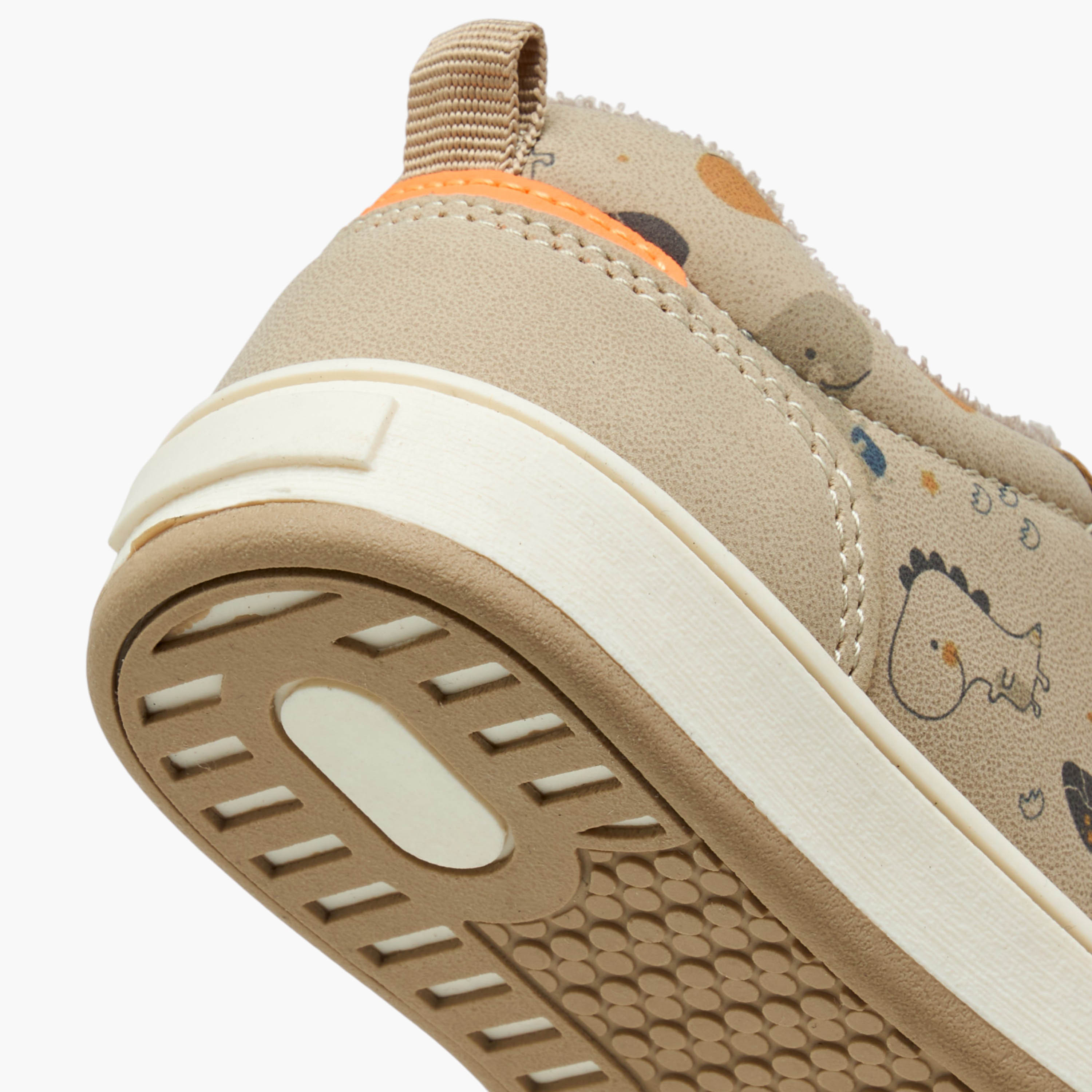 حذاء سنيكرز بشريط إغلاق لاصق وطبعات ديناصور من بيرفيت-boys-shoes-sneakers-image-5