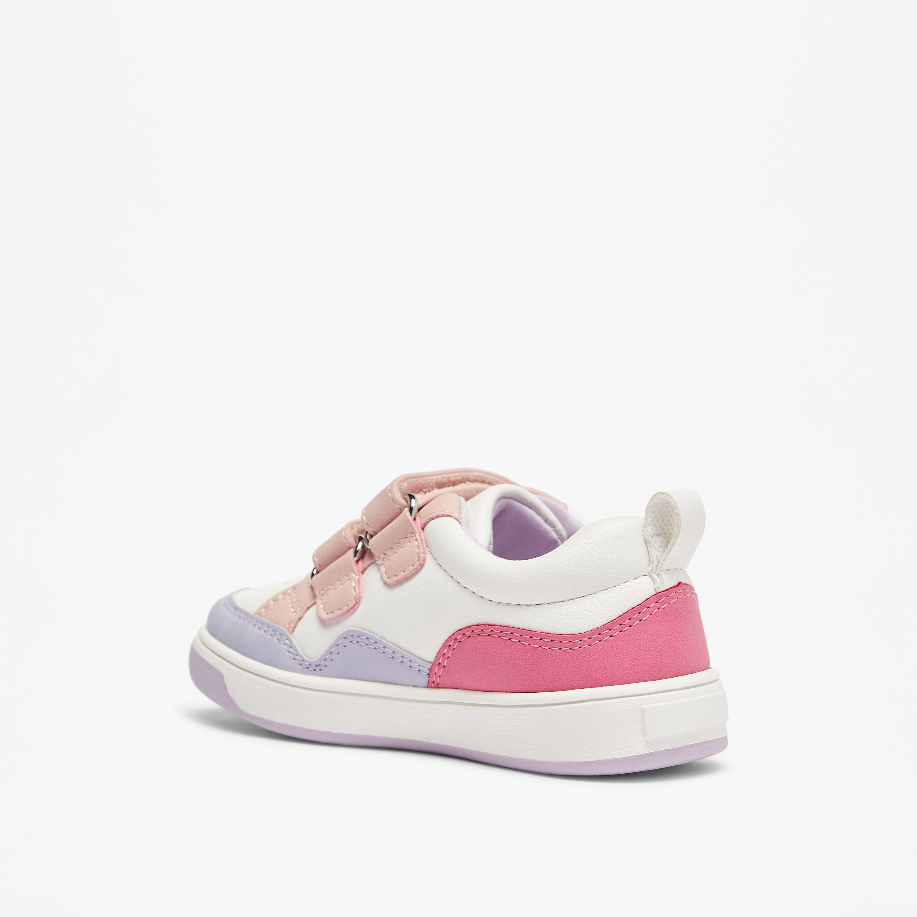 Barefeet Colourblock Hook & Loop Sneakers-girls-shoes-sneakers-image-2
