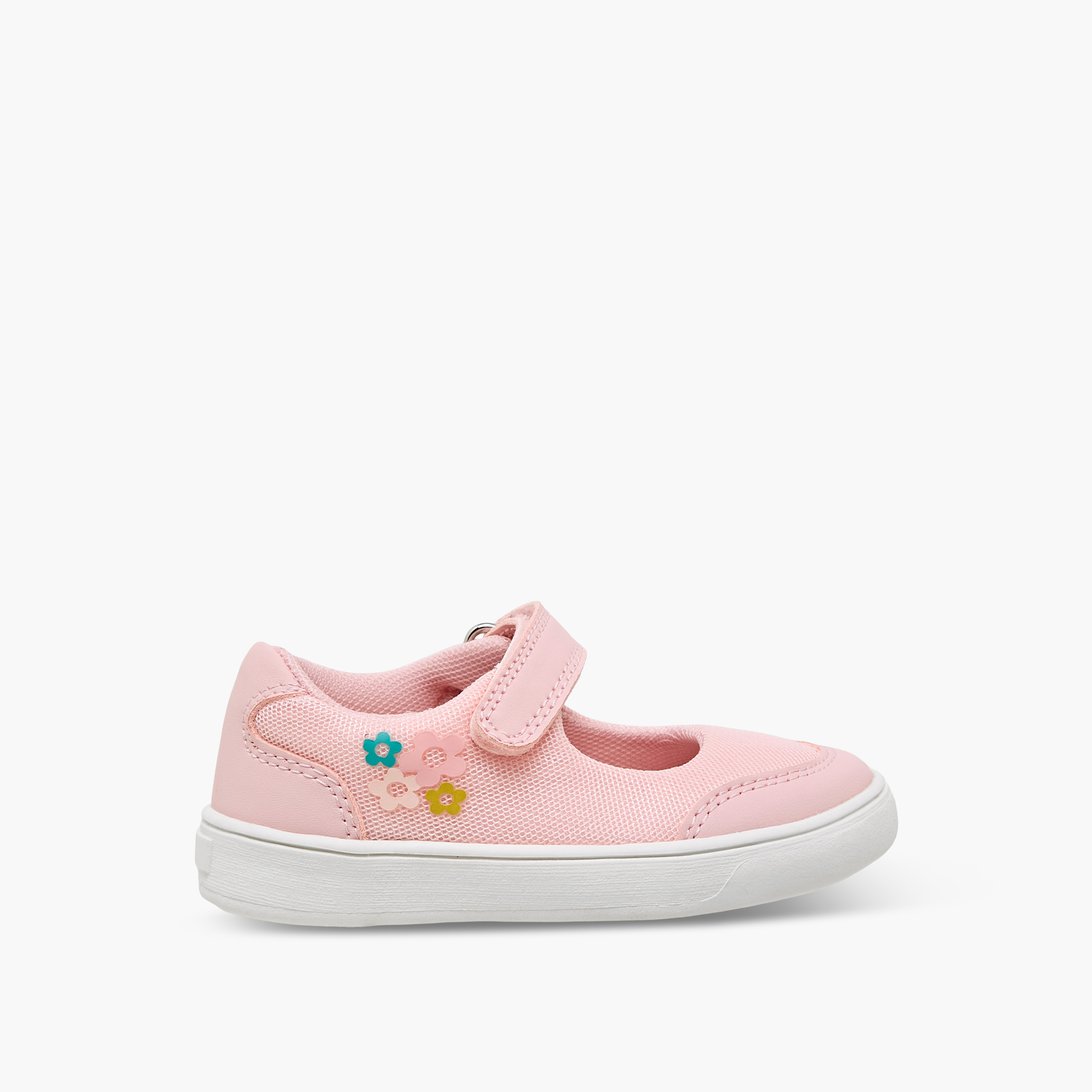 Barefeet Girls Hook & Loop Mary Jane Shoes-girls-shoes-maryjanes-image-3