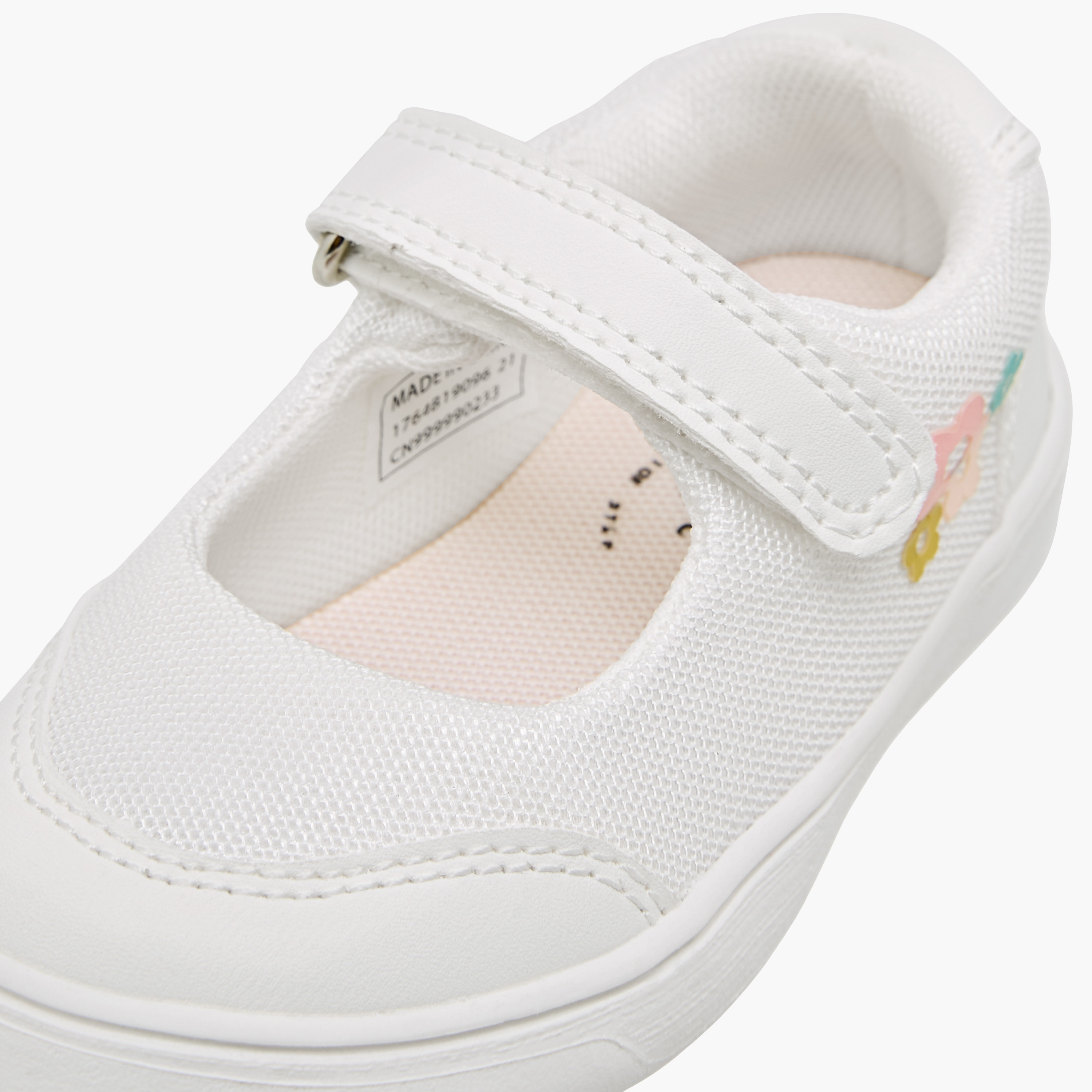 Barefeet Girls Hook & Loop Mary Jane Shoes-girls-shoes-maryjanes-image-4