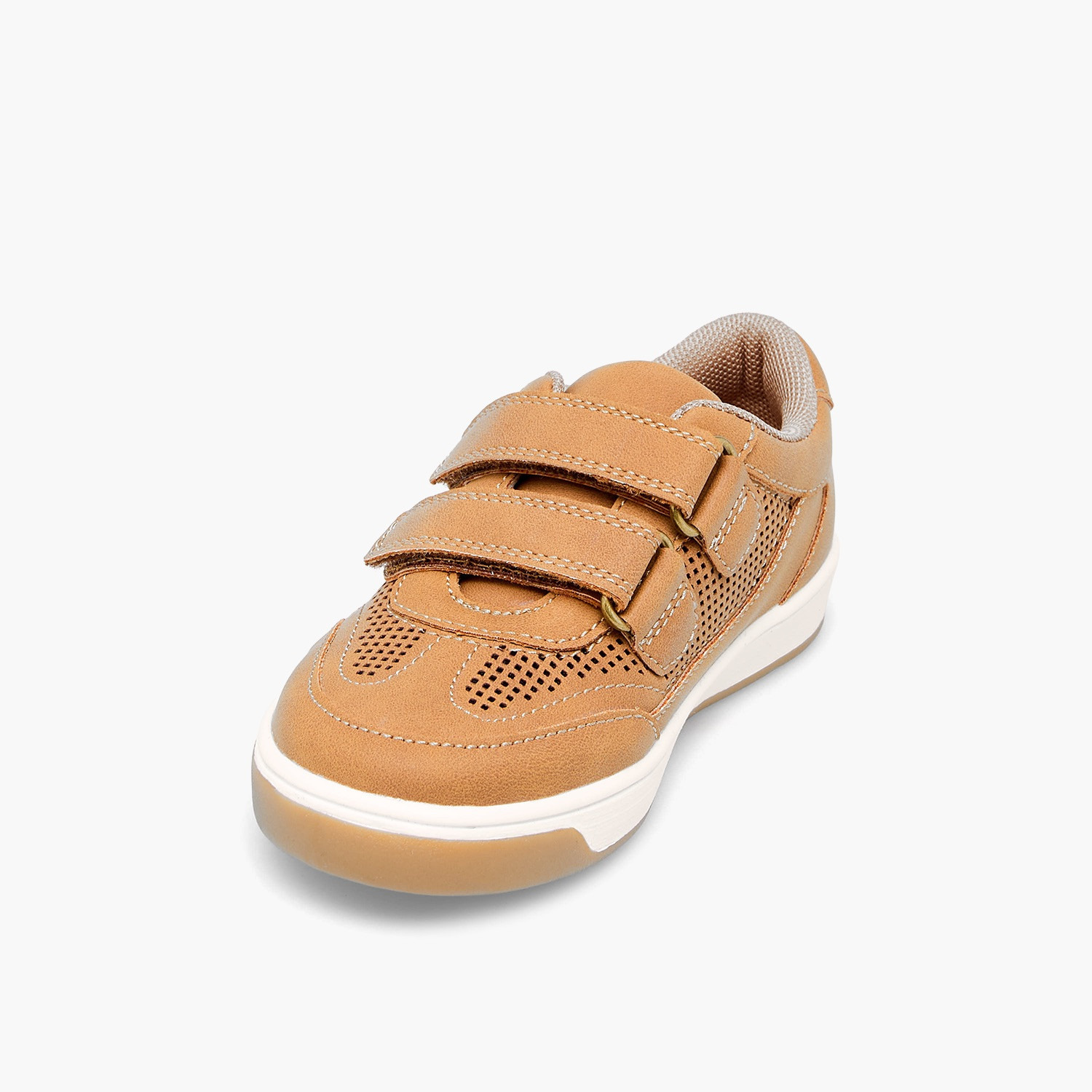 Juniors Boys Hook & Loop Ankle Sneakers-boys-shoes-sneakers-image-4