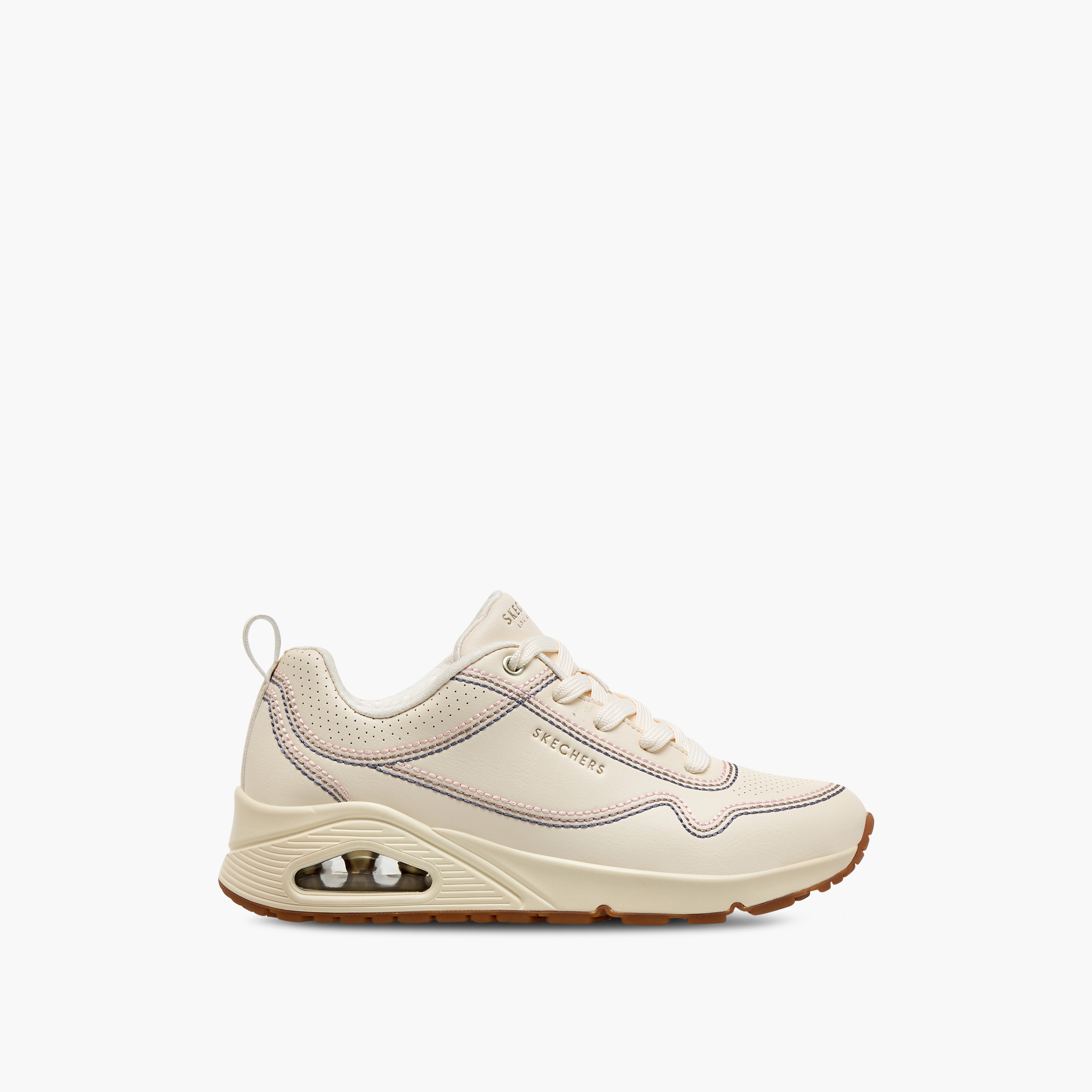 Skechers Women's UNO Lace-Up Low Ankle Sneakers 177022 | OE-sports-women-shoes-image-3