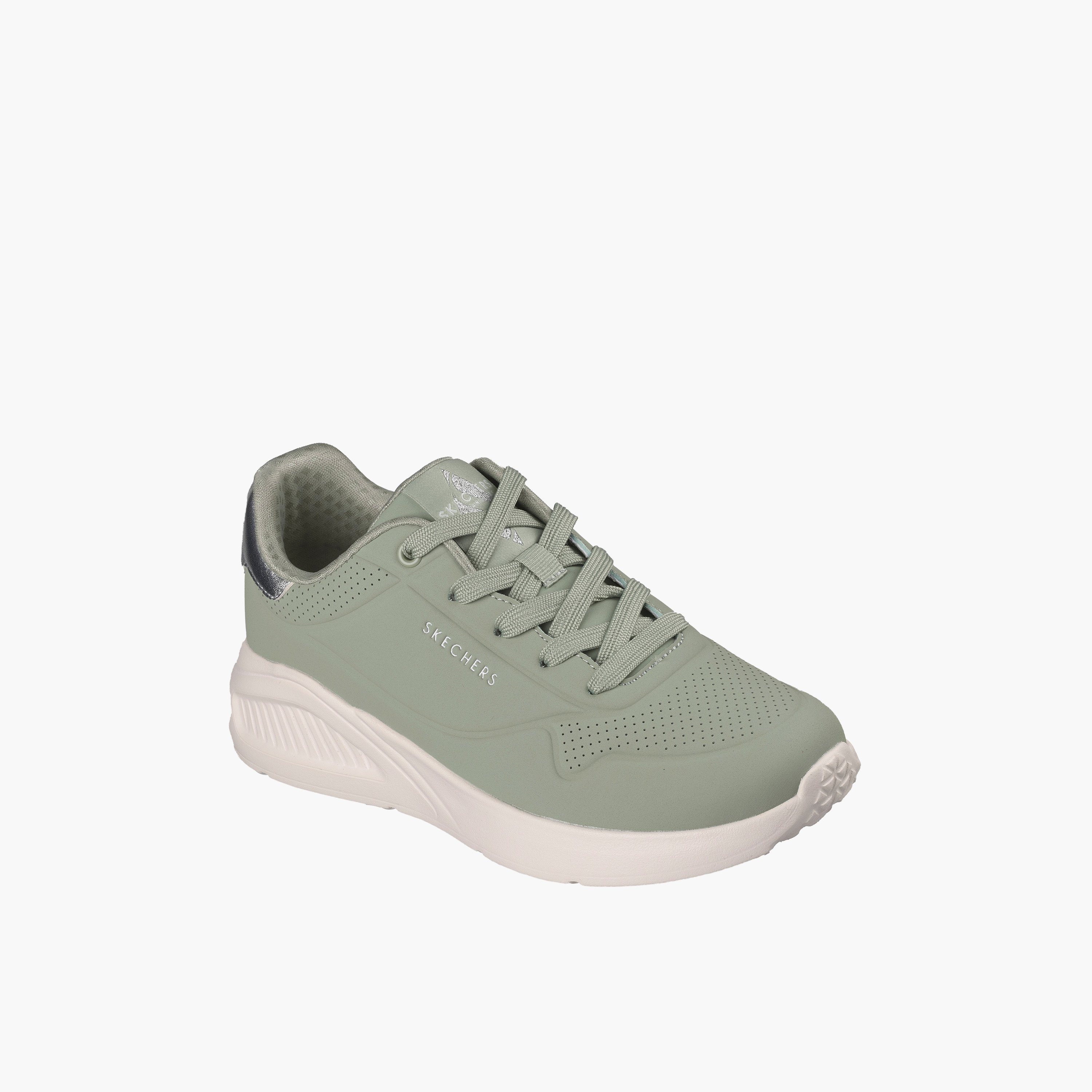 Skechers Women UNO LITE Lace-Up Ankle Sneakers-sports-women-shoes-image-1