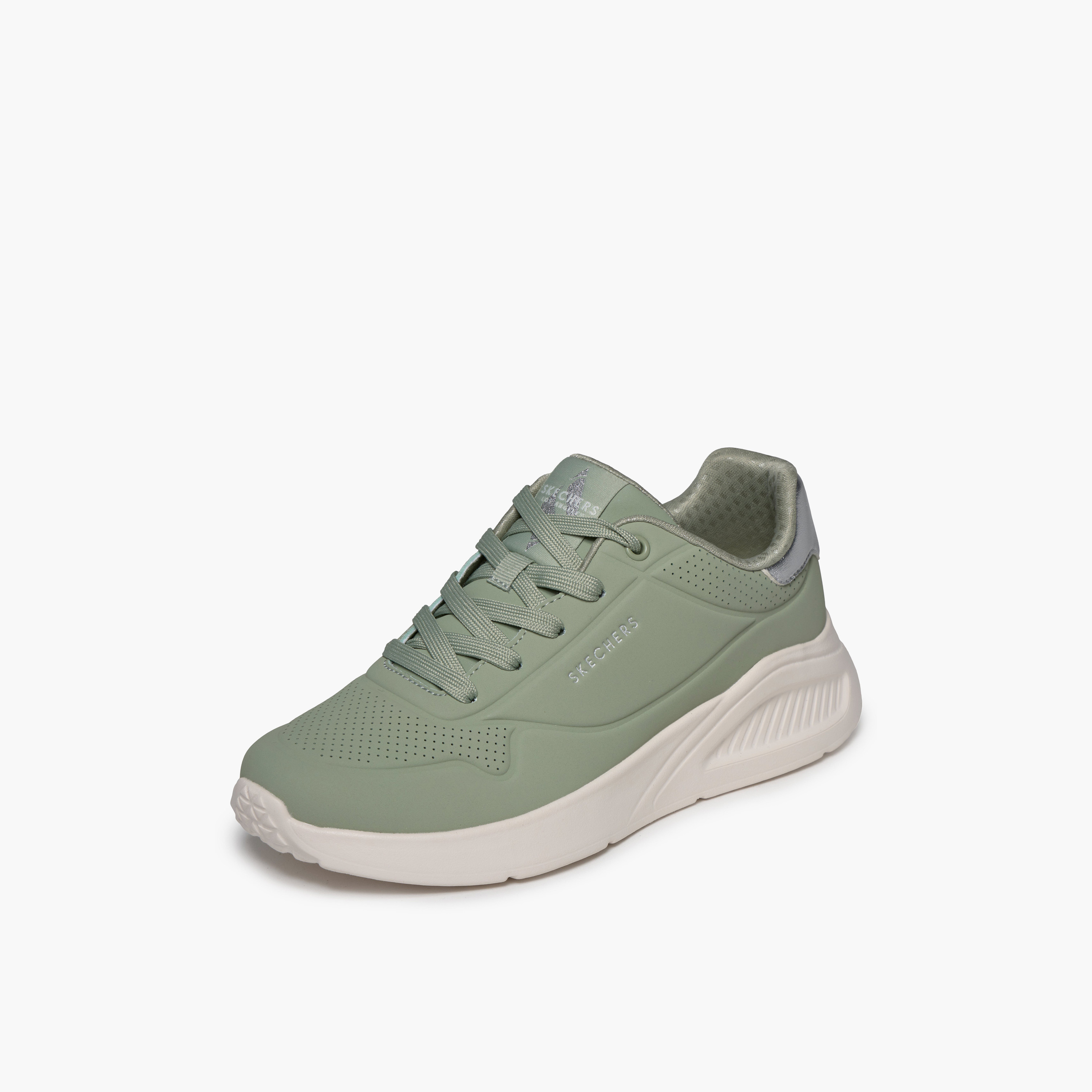 Skechers Women UNO LITE Lace-Up Ankle Sneakers-sports-women-shoes-image-4