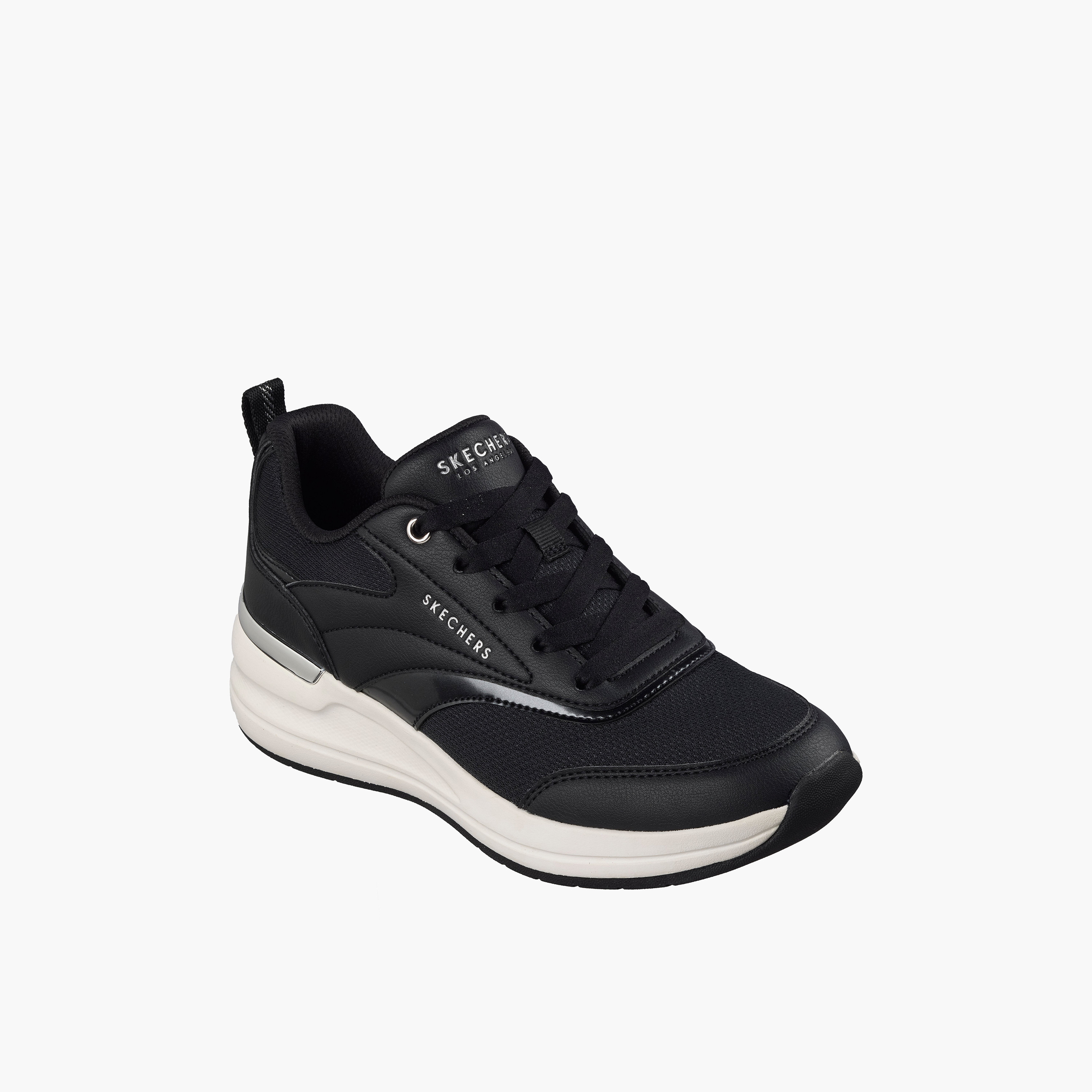 Skechers Women BILLION 2 Lace-Up Ankle Sneakers-women-shoes-sneakers-image-1