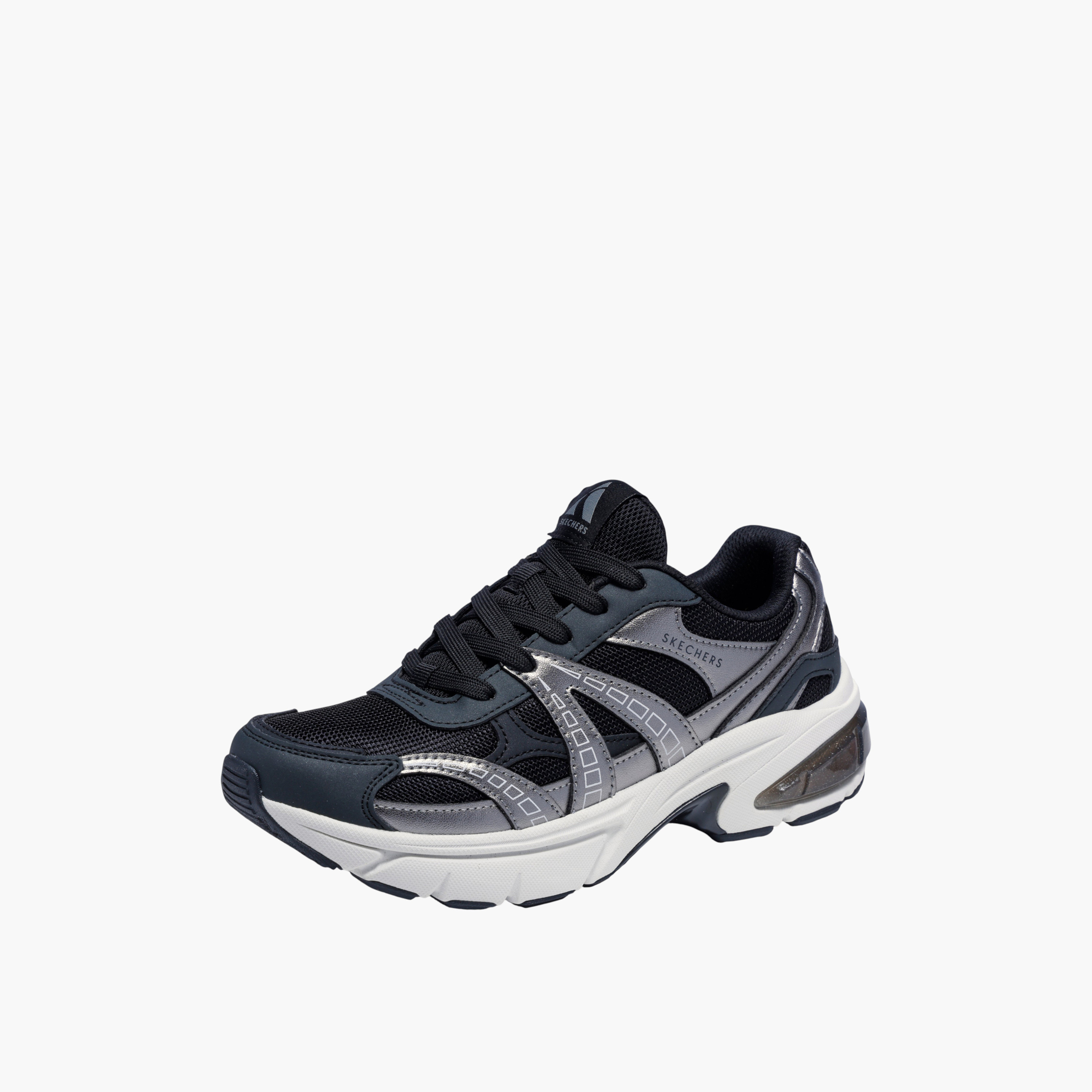 Skechers Women SKECHERS SHADOW Panelled Lace-Up Sports Shoes-women-shoes-sports-image-3