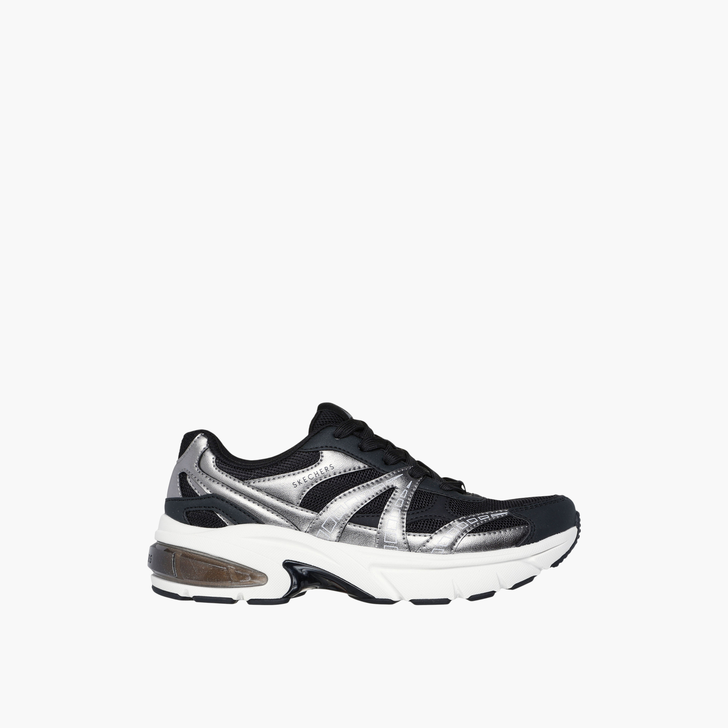 Skechers Women SKECHERS SHADOW Panelled Lace-Up Sports Shoes-women-shoes-sports-image-6