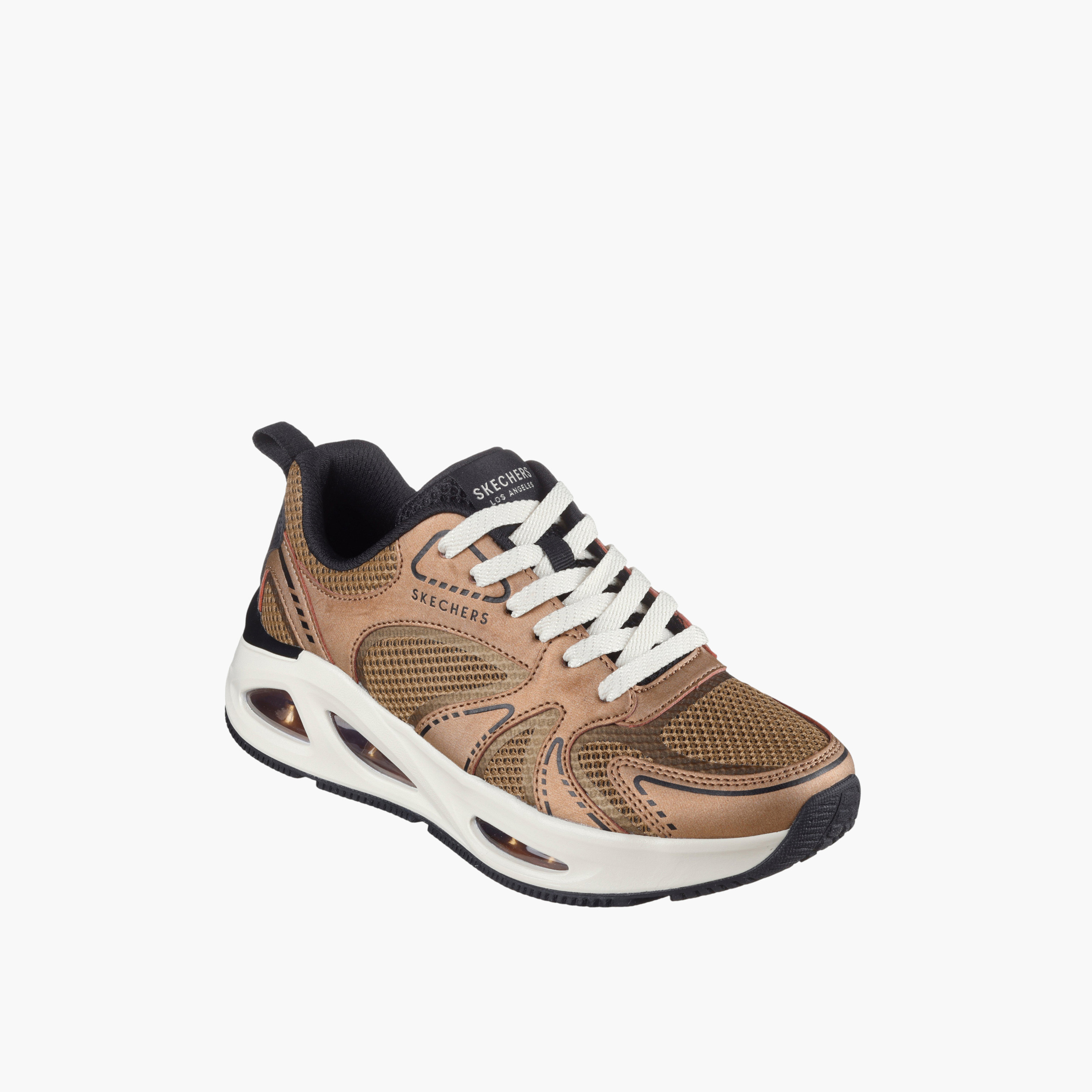 Skechers Women UNO EGO Panelled Lace-Up Sneakers-women-shoes-sneakers-image-1