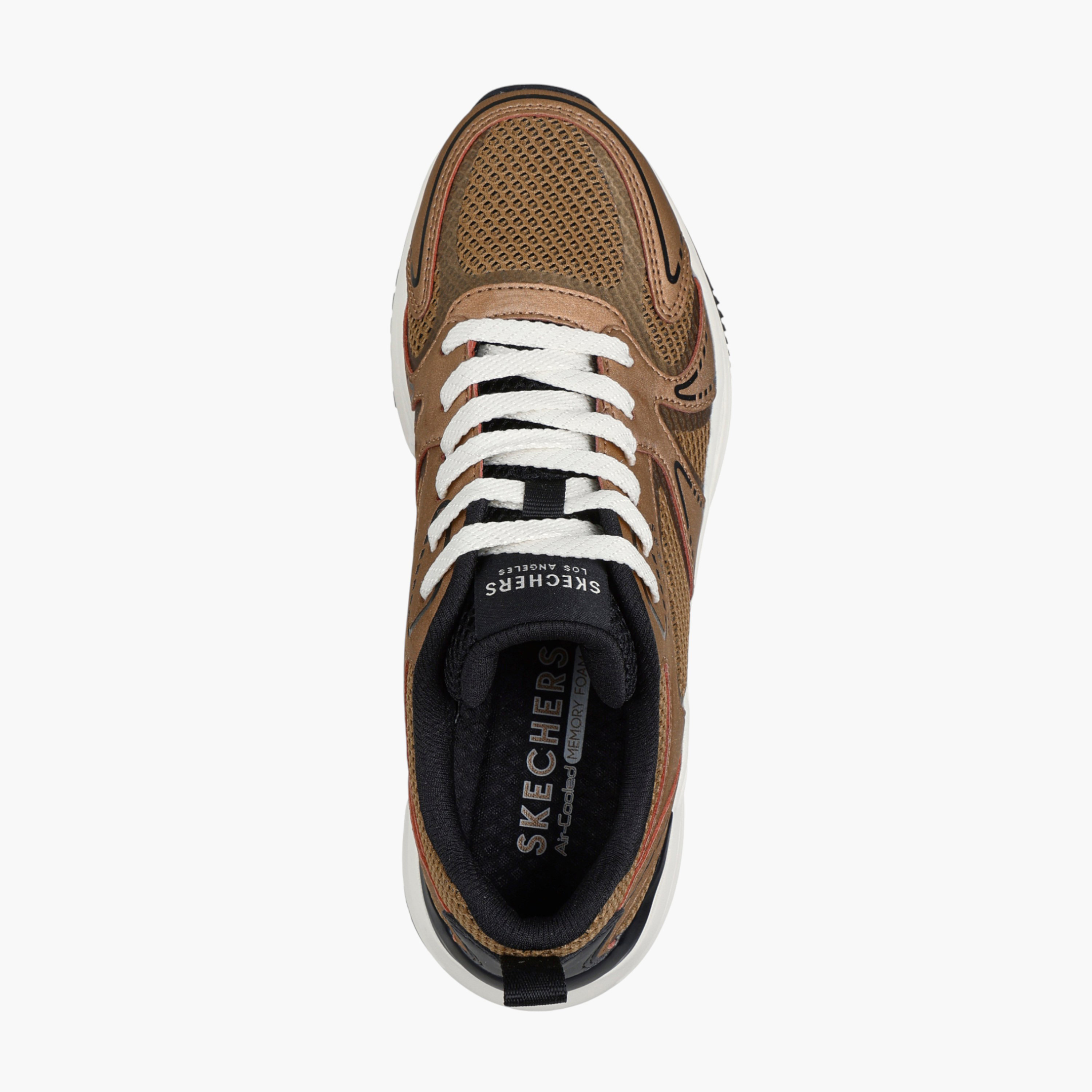 Skechers Women UNO EGO Panelled Lace-Up Sneakers-women-shoes-sneakers-image-2