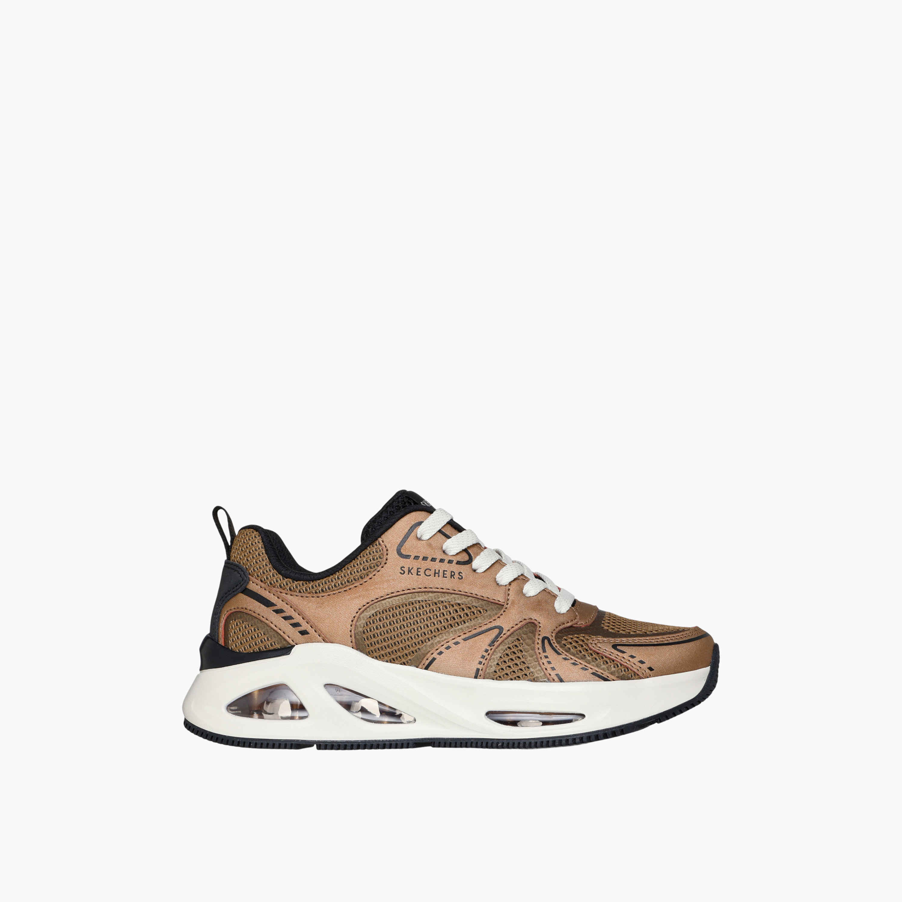 Skechers Women UNO EGO Panelled Lace-Up Sneakers-women-shoes-sneakers-image-5