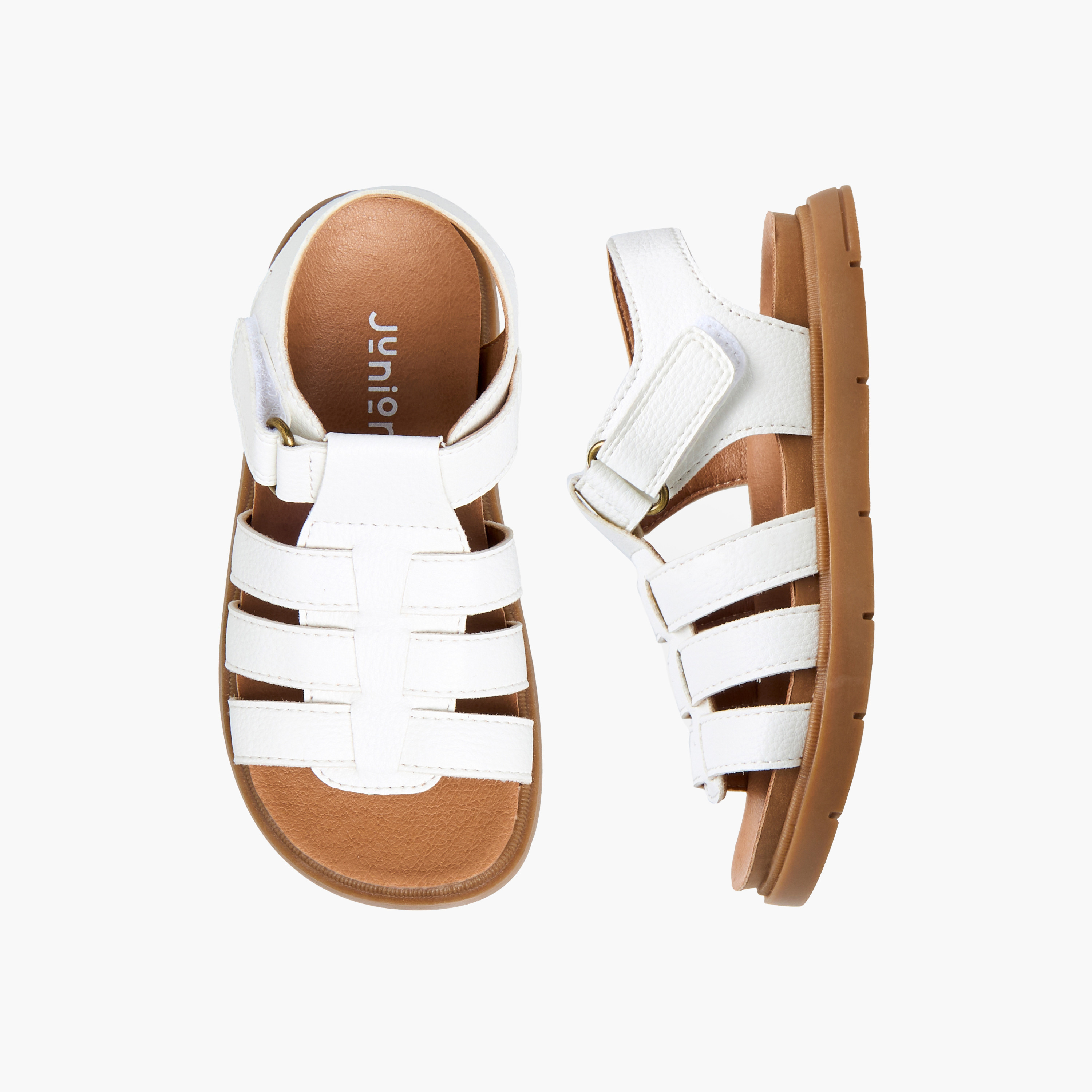 صندل بحزام وشريط إغلاق لاصق للأولاد من جونيورز-boys-shoes-sandals-image-1