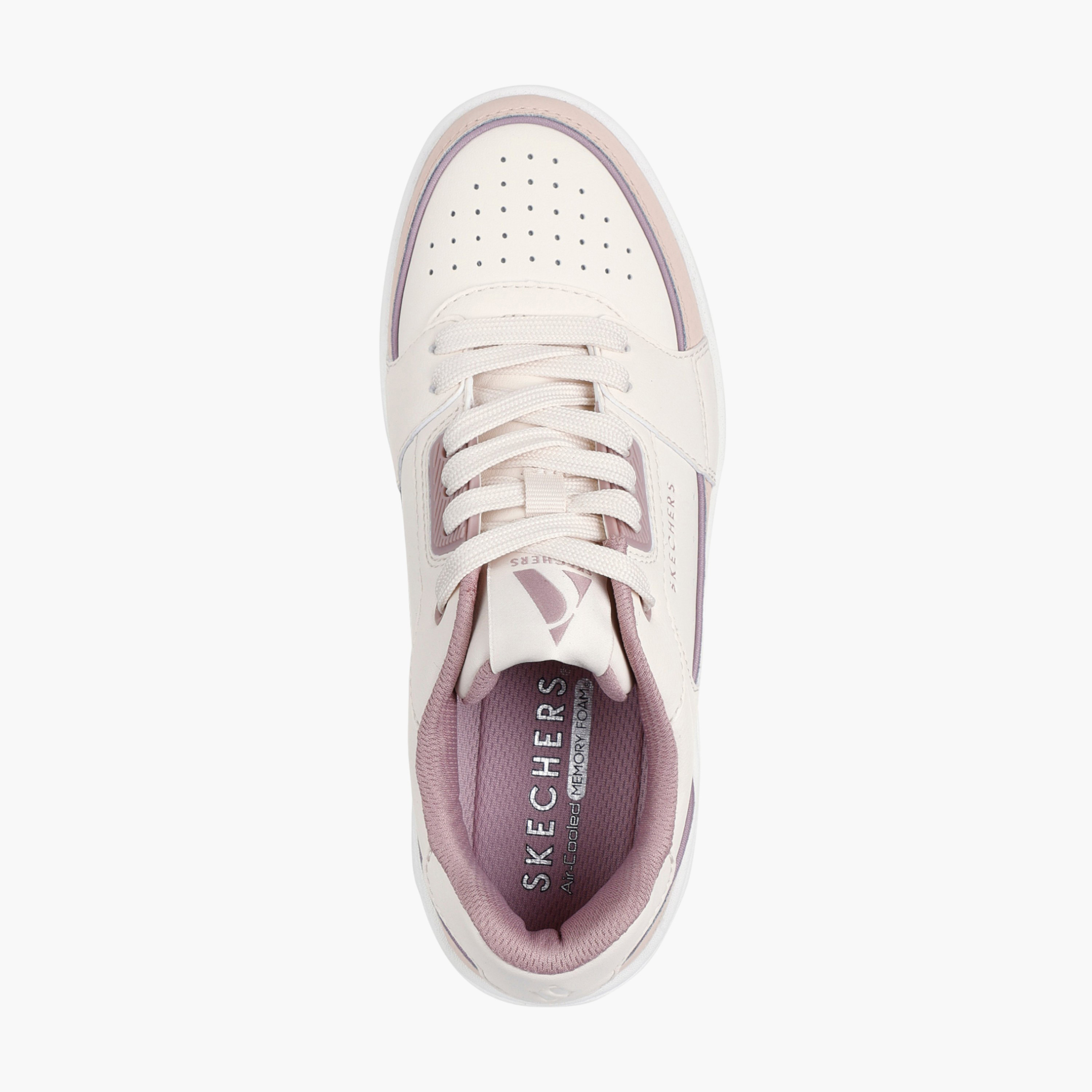 Skechers Women UNO COURT Perforated Lace-Up Sneakers-women-shoes-sneakers-image-2