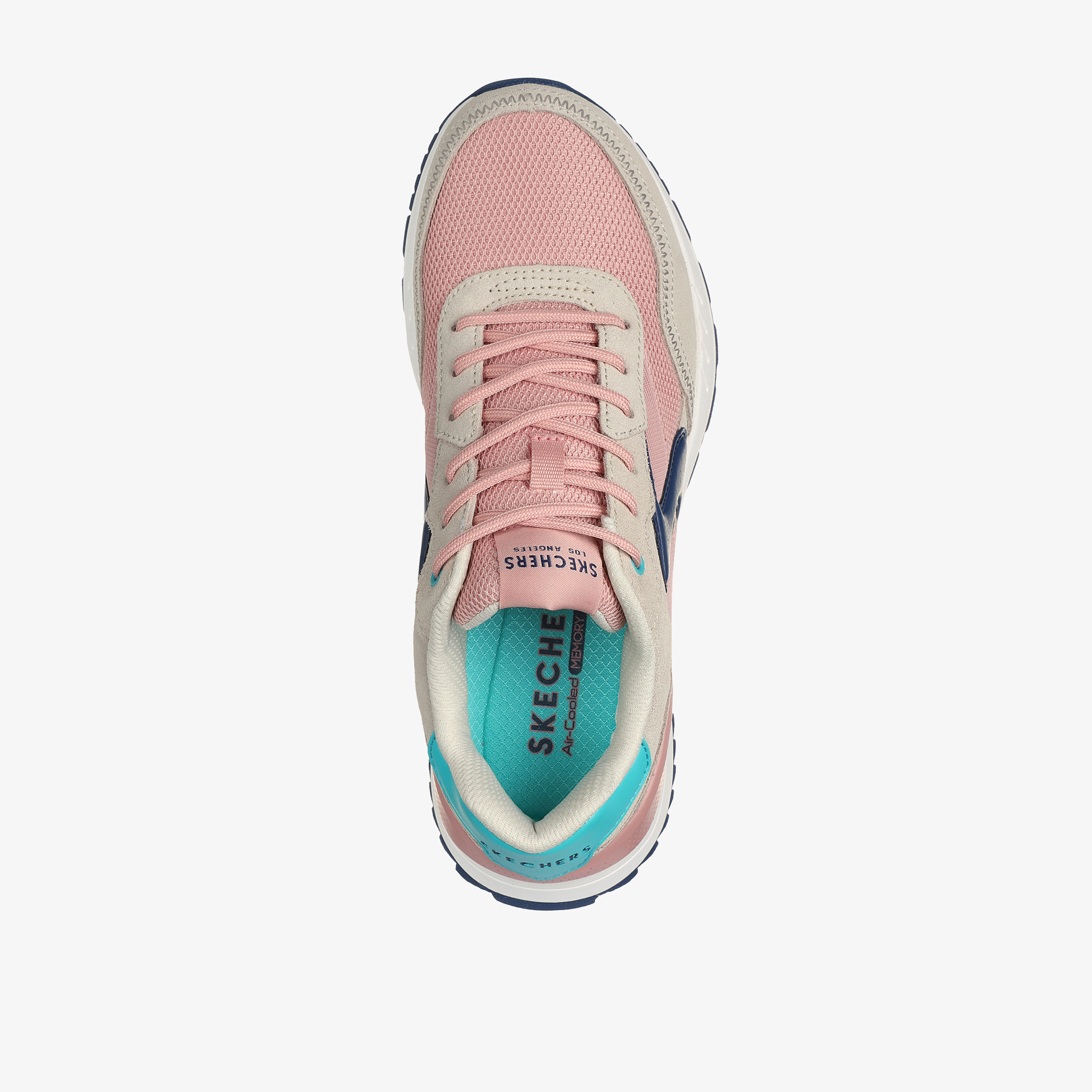 حذاء سنيكرز بقوالب ملونة ورباط إغلاق للنساء من سكيتشرز - FURY-sports-women-shoes-image-2