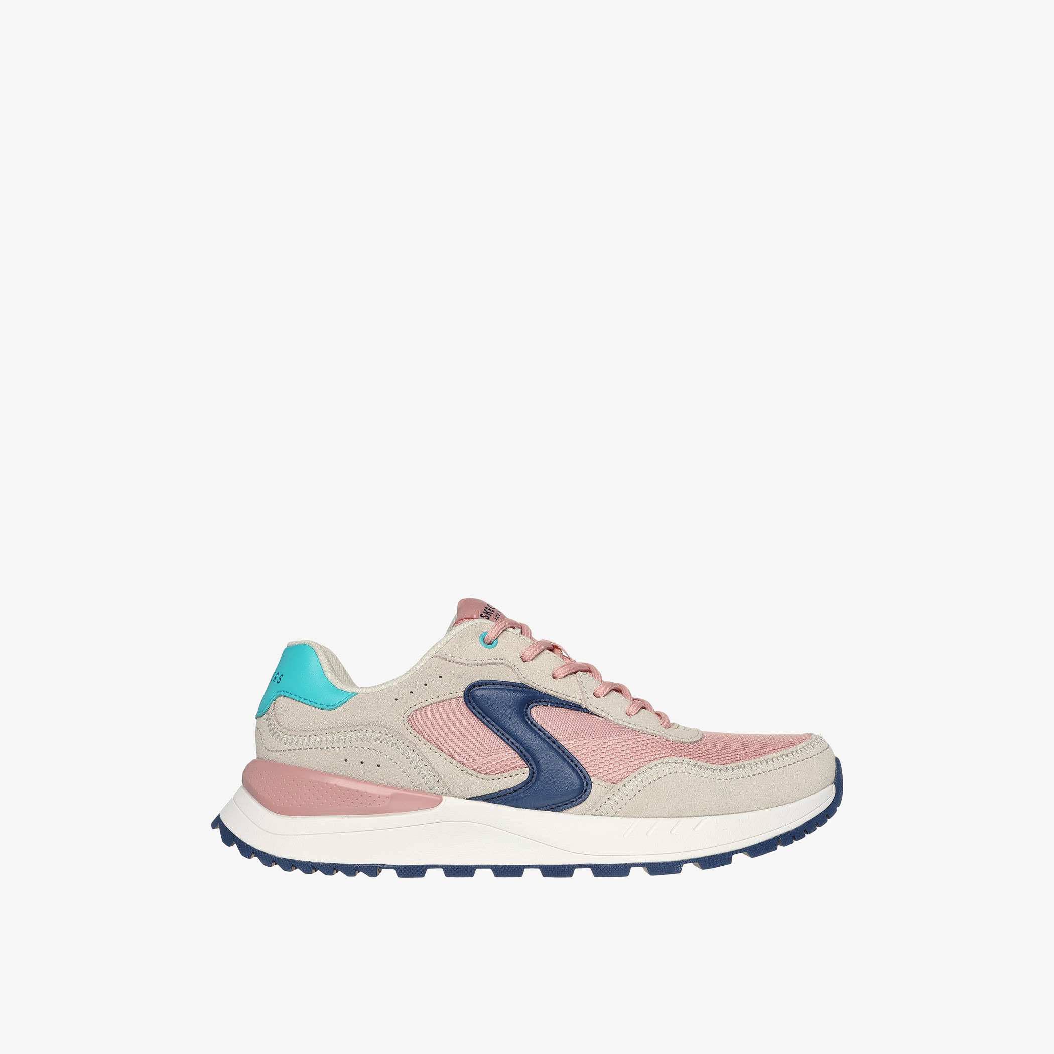 حذاء سنيكرز بقوالب ملونة ورباط إغلاق للنساء من سكيتشرز - FURY-sports-women-shoes-image-5
