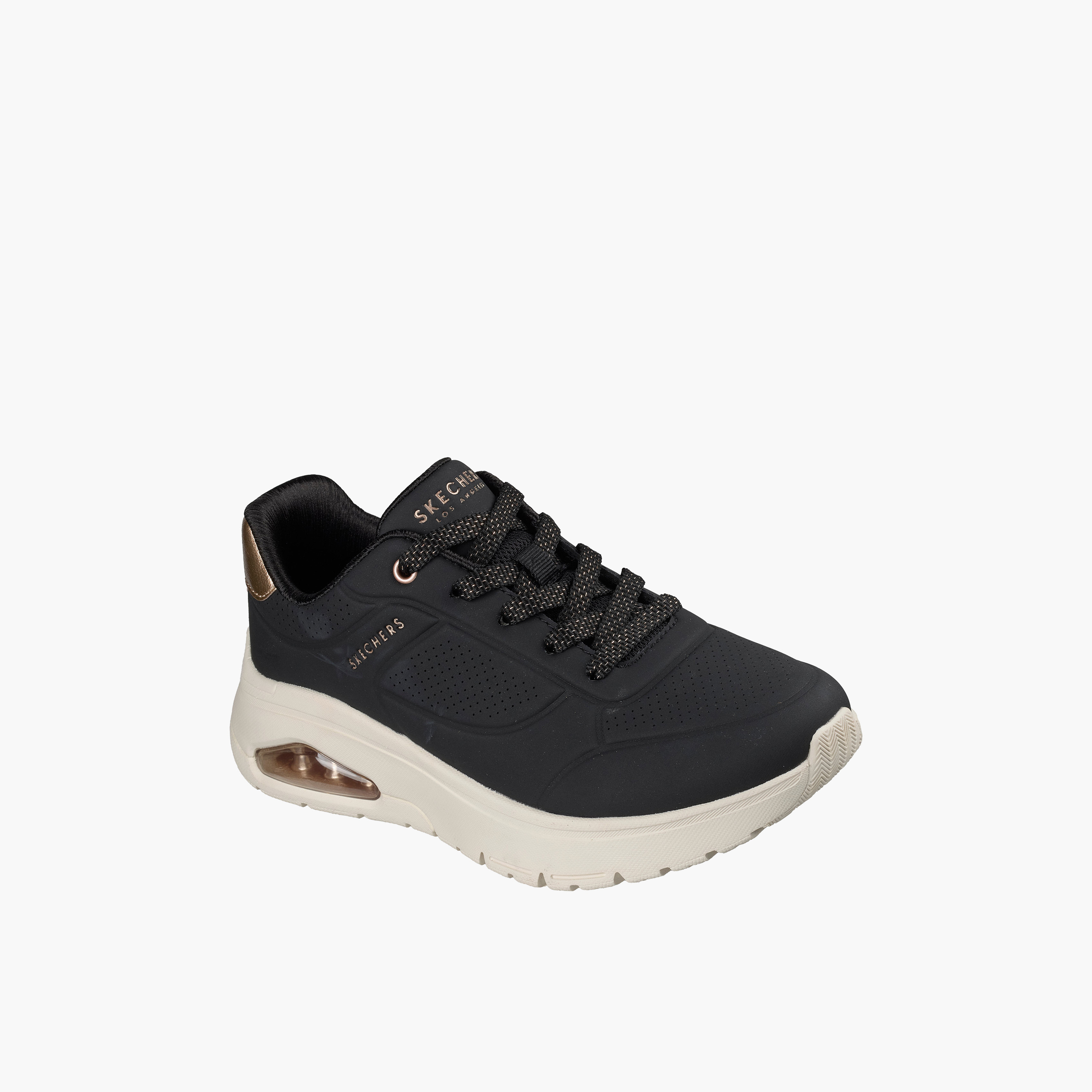 Skechers Women UNO FLEX Lace-Up Ankle Sneakers-women-shoes-sneakers-image-1
