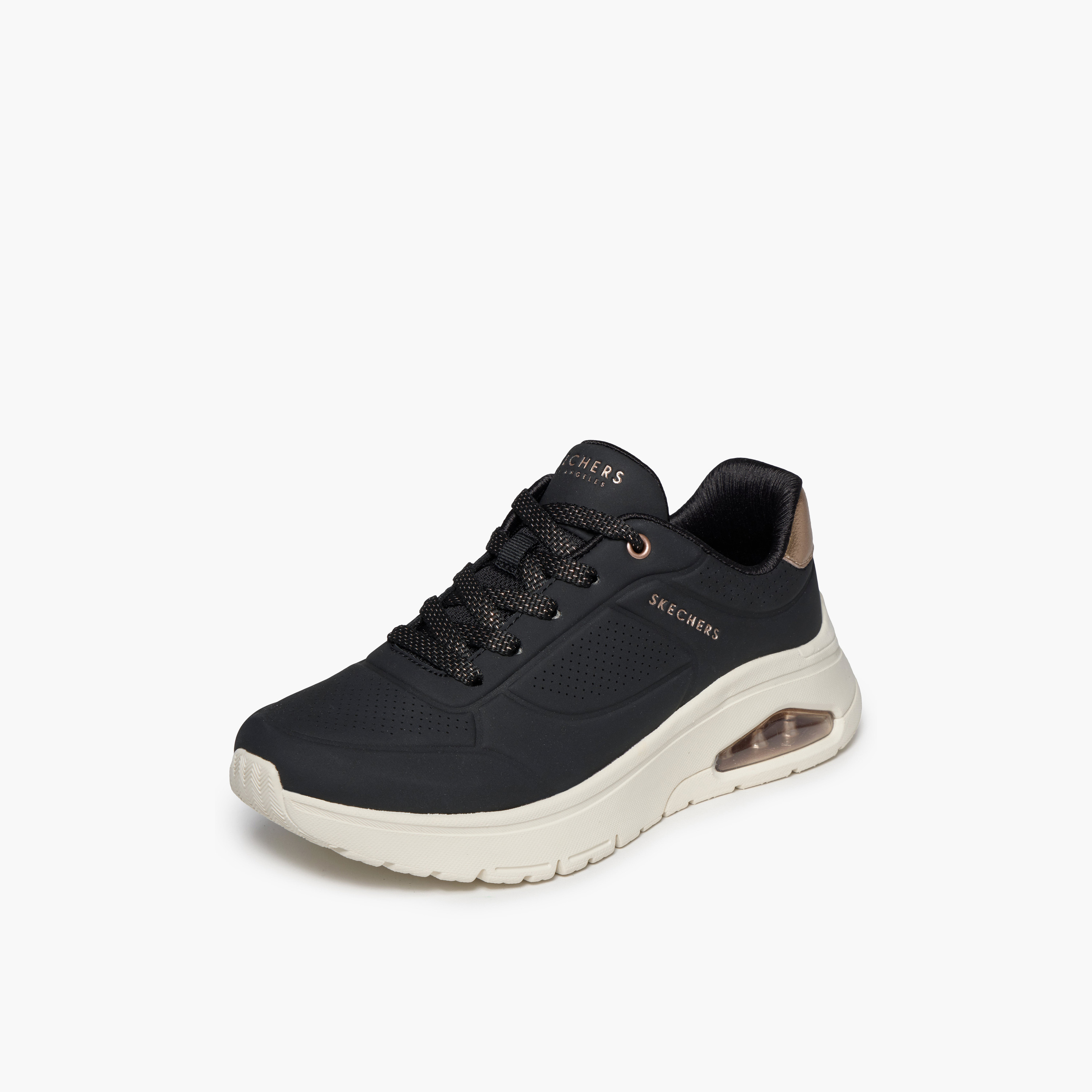 Skechers Women UNO FLEX Lace-Up Ankle Sneakers-women-shoes-sneakers-image-4