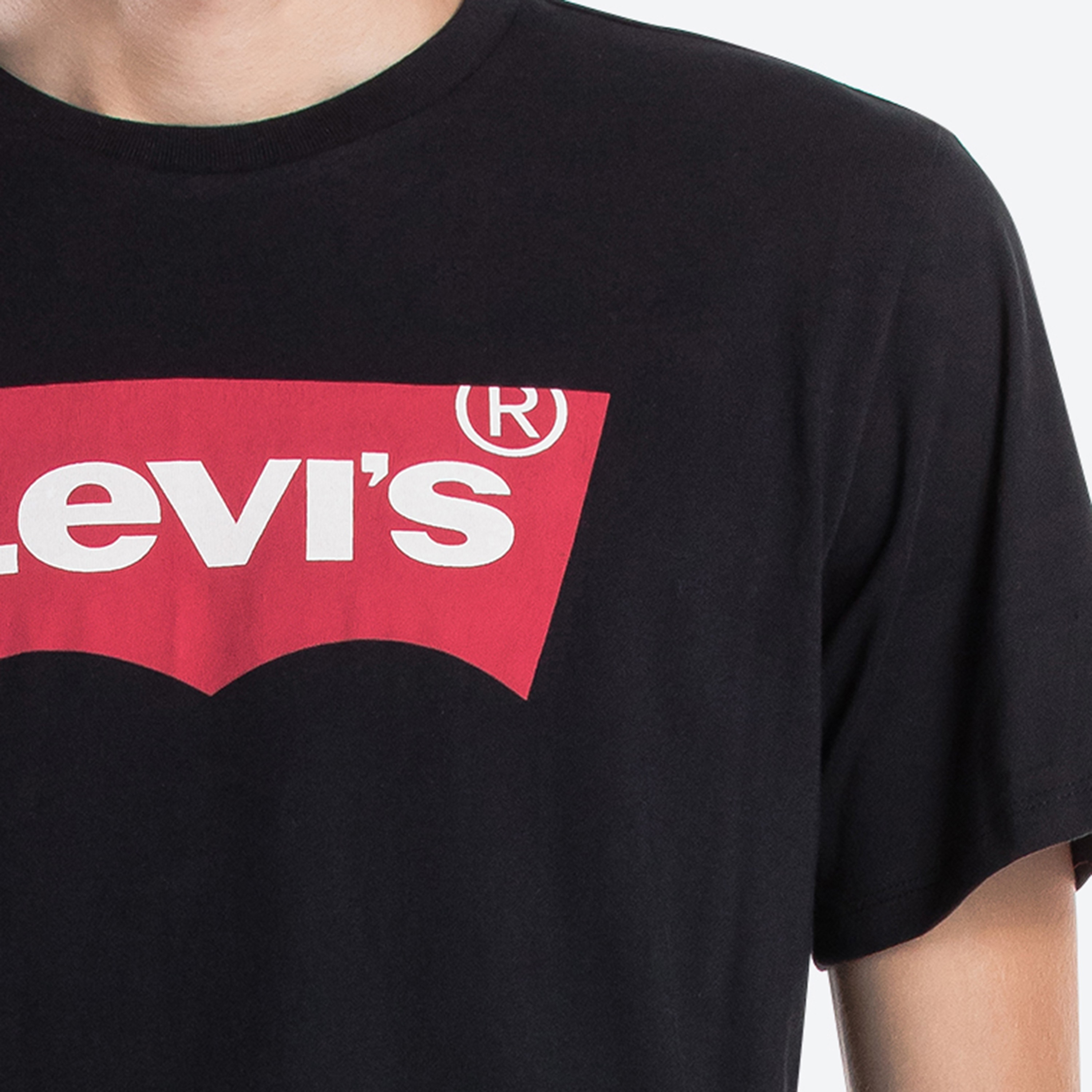 تيشيرت ليفايز بأكمام قصيرة وياقة دائرية مع شعار-men-clothing-tshirtsandpolos-tshirts-image-3