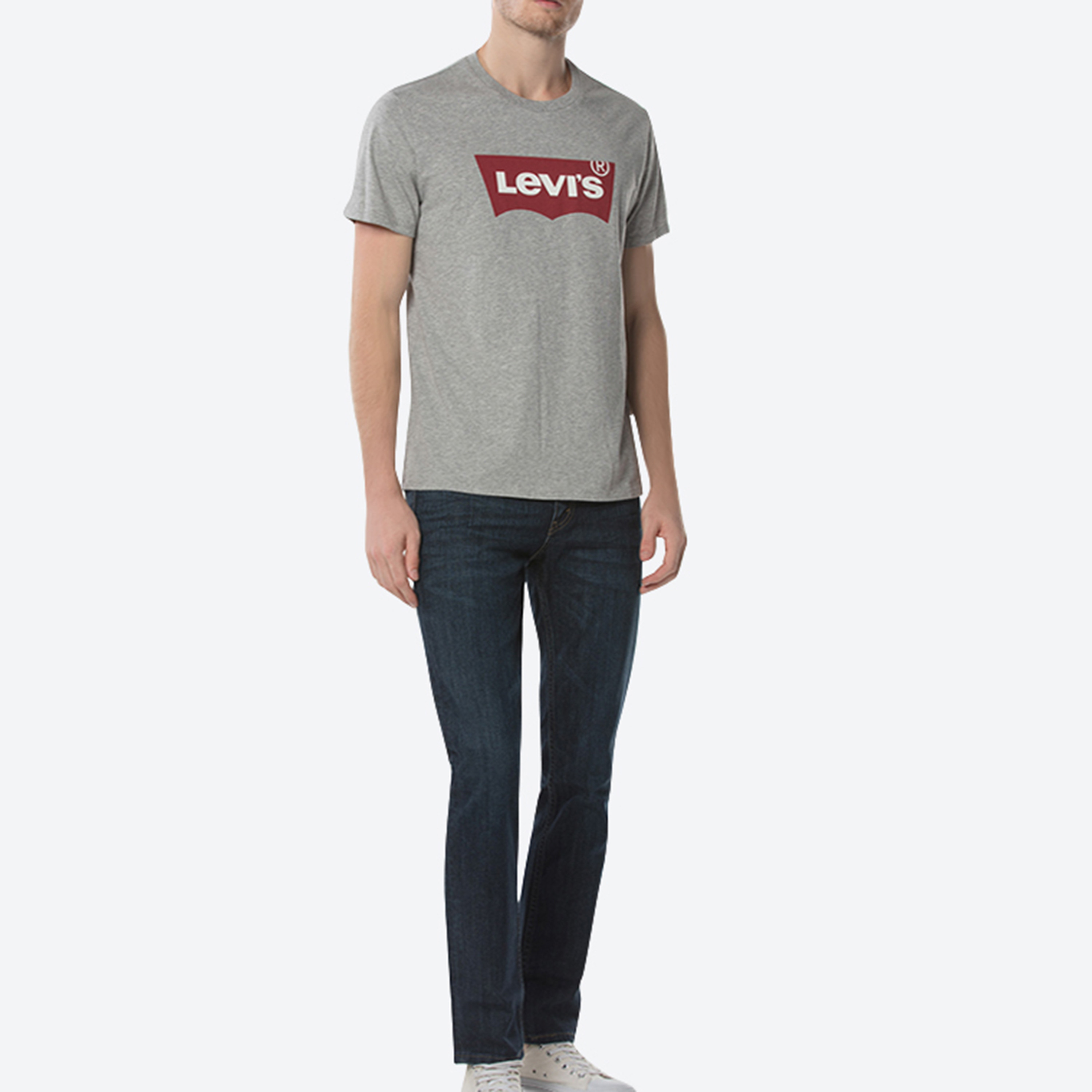 تي شيرت رجالي بشعار برقبة دائرية وأكمام قصيرة من ليفايس-men-clothing-tshirtsandpolos-tshirts-image-2