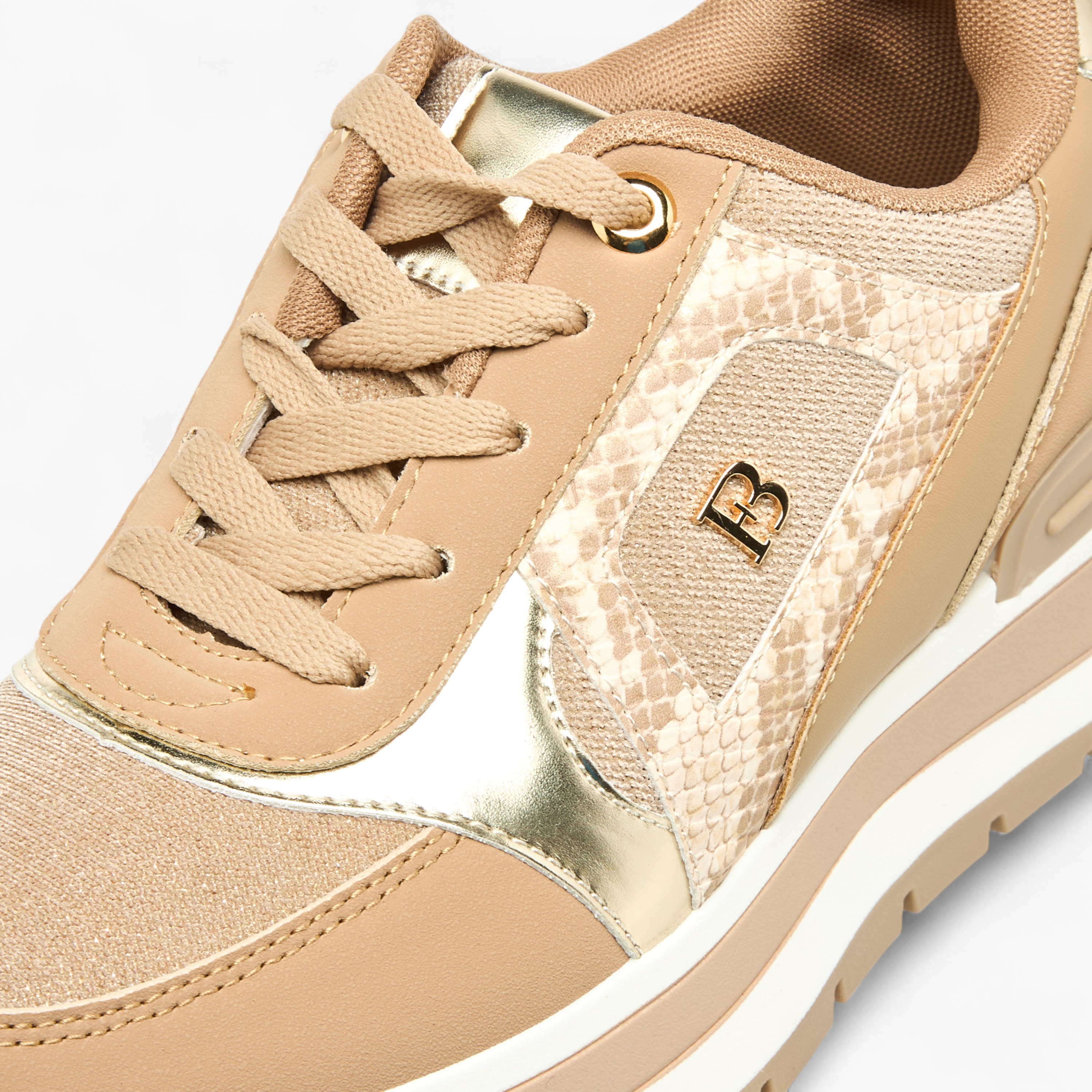 Flora Bella Women Panelled Lace-Up Sneakers-women-shoes-sneakers-image-4