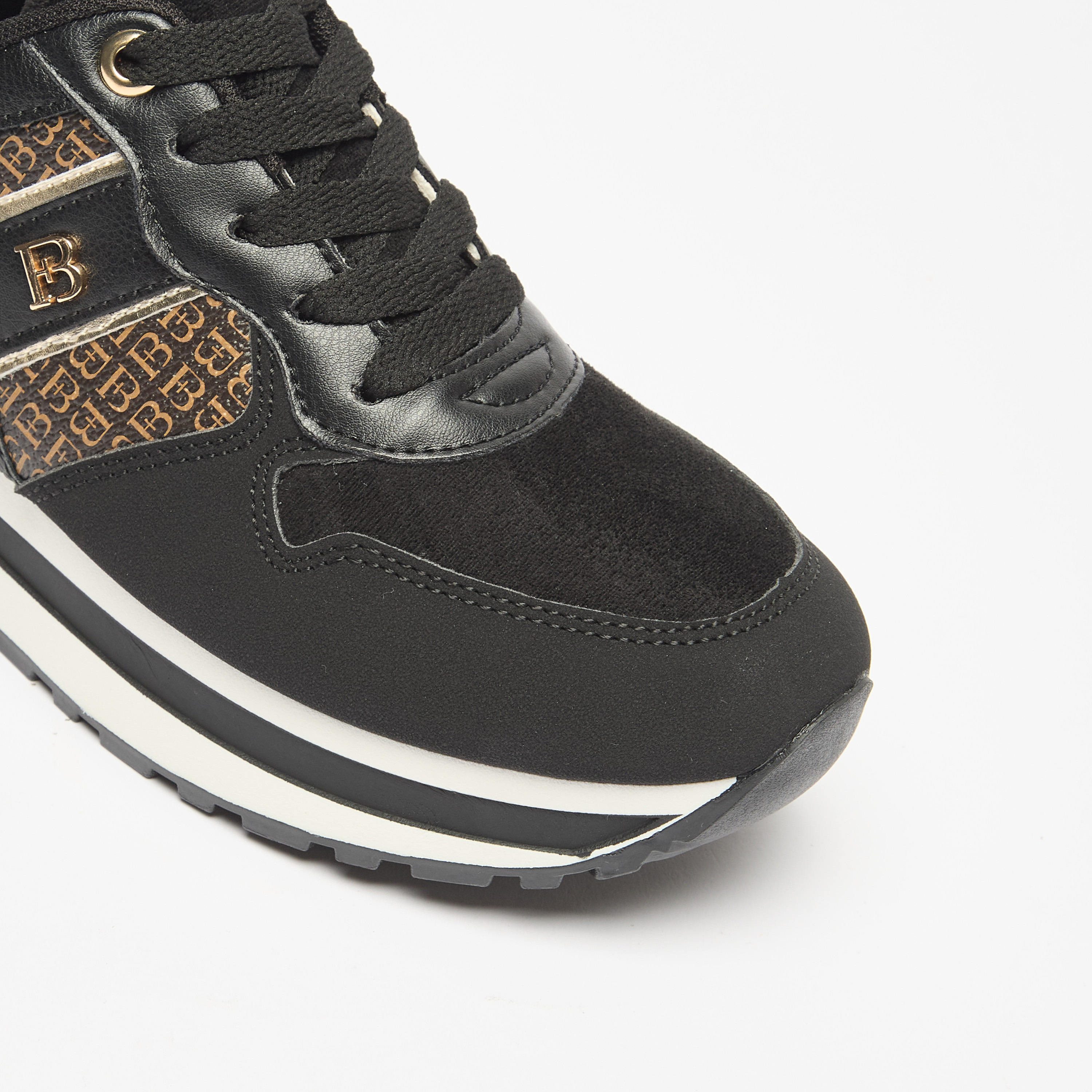 Flora Bella Monogram Print Sneakers with Lace-Up Closure-women-shoes-sneakers-image-5