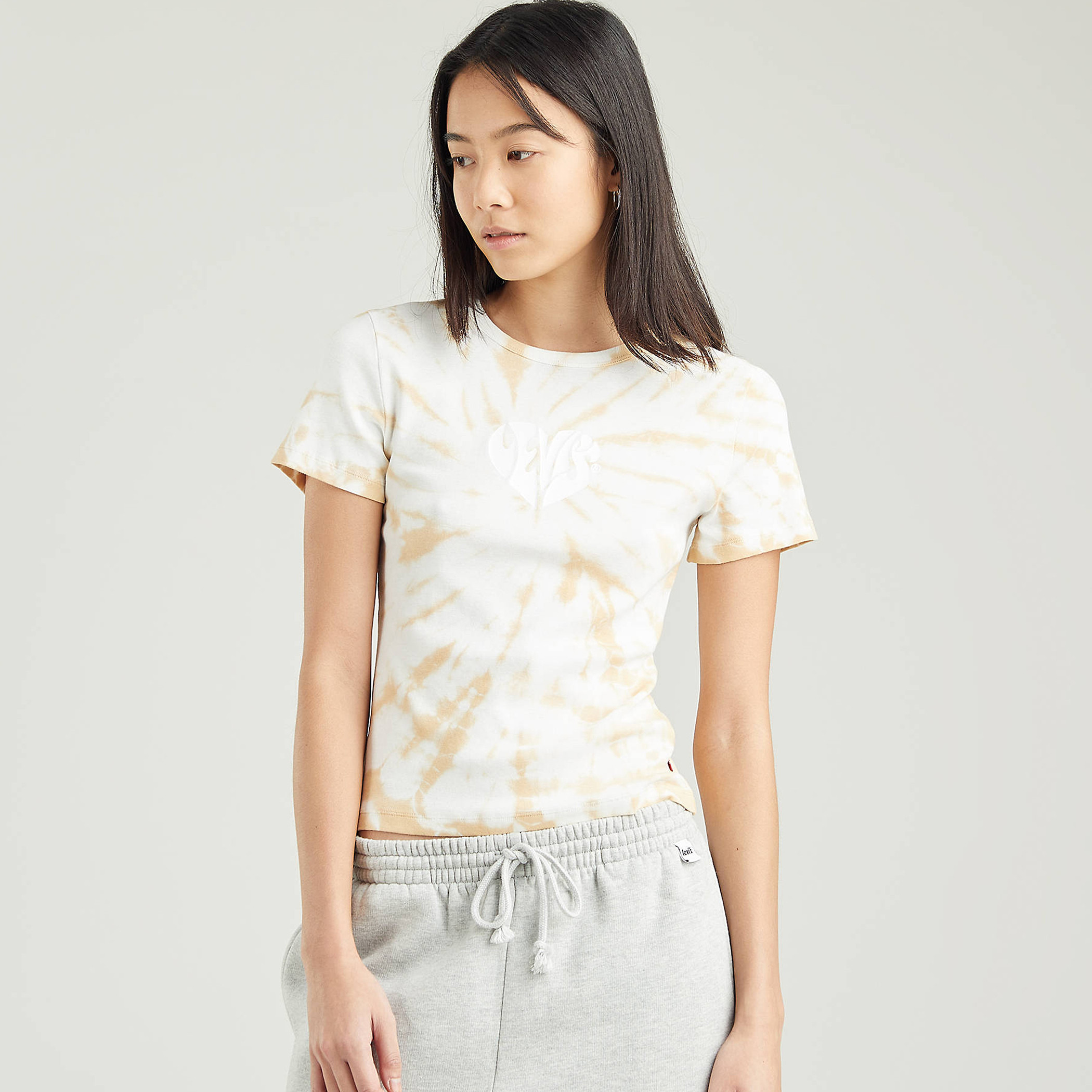 Levi's Women Multicolour Tie & Dye Crew Neck T-Shirt-women-clothing-tshirts-image-1