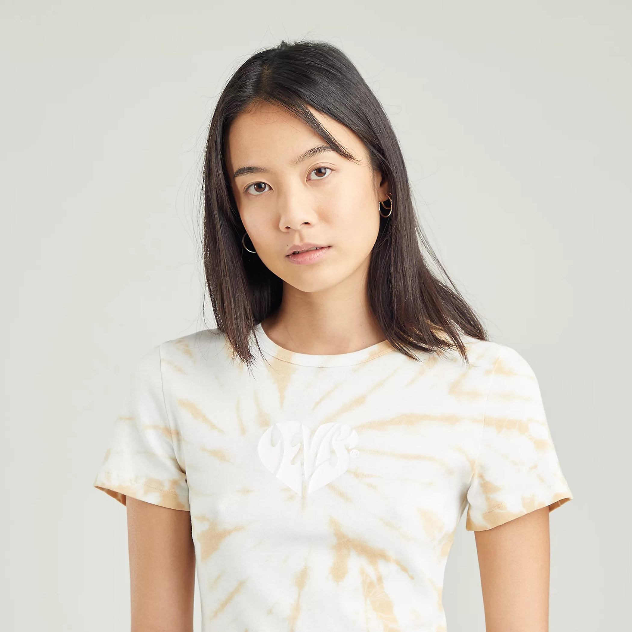 Levi's Women Multicolour Tie & Dye Crew Neck T-Shirt-women-clothing-tshirts-image-3