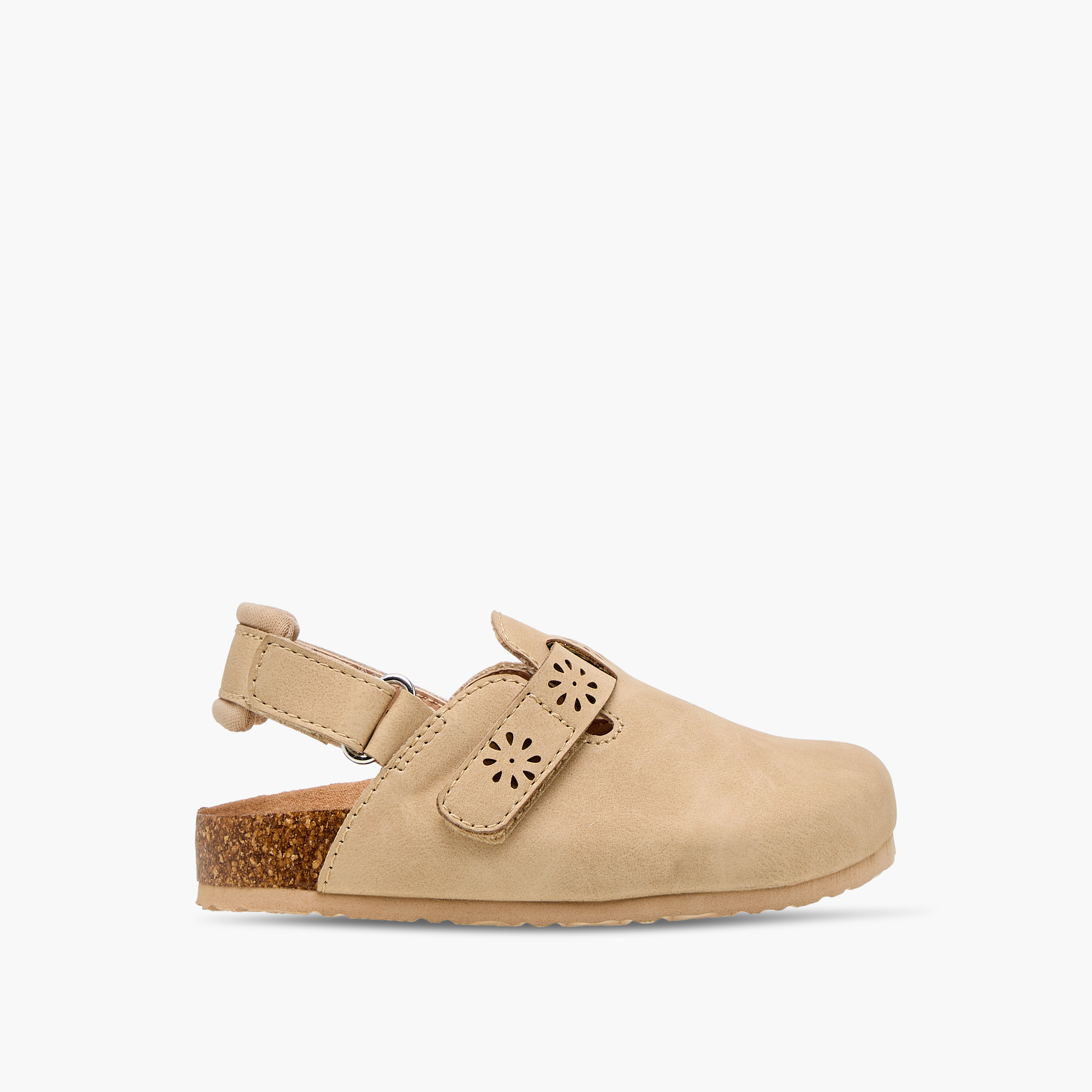 صندل بشريط إغلاق لاصق وتفاصيل مفرغة من جونيورز-girls-shoes-sandals-image-8