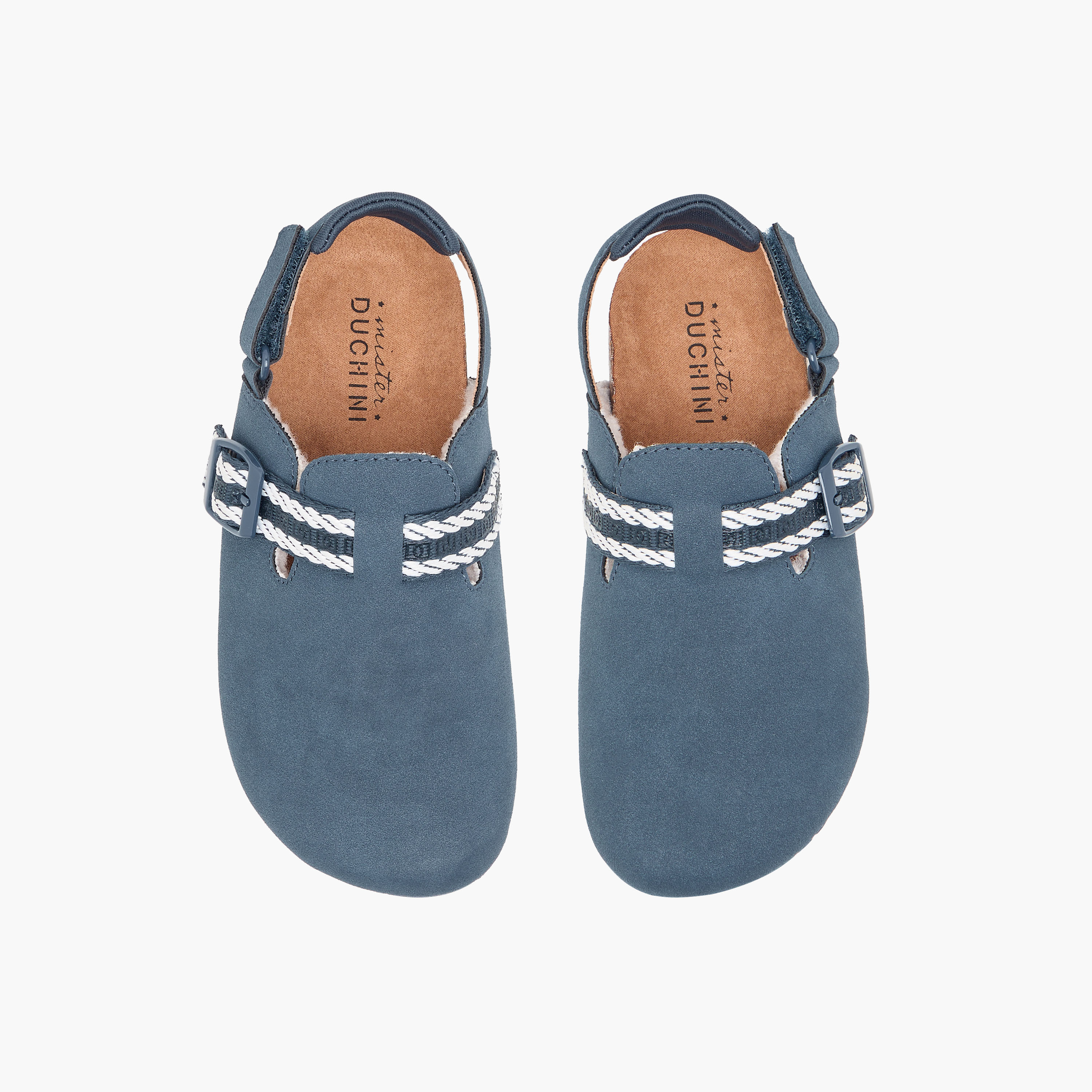 Mister Duchini Buckle Accent Sandals with Hook and Loop Closure-boys-shoes-sandals-image-1