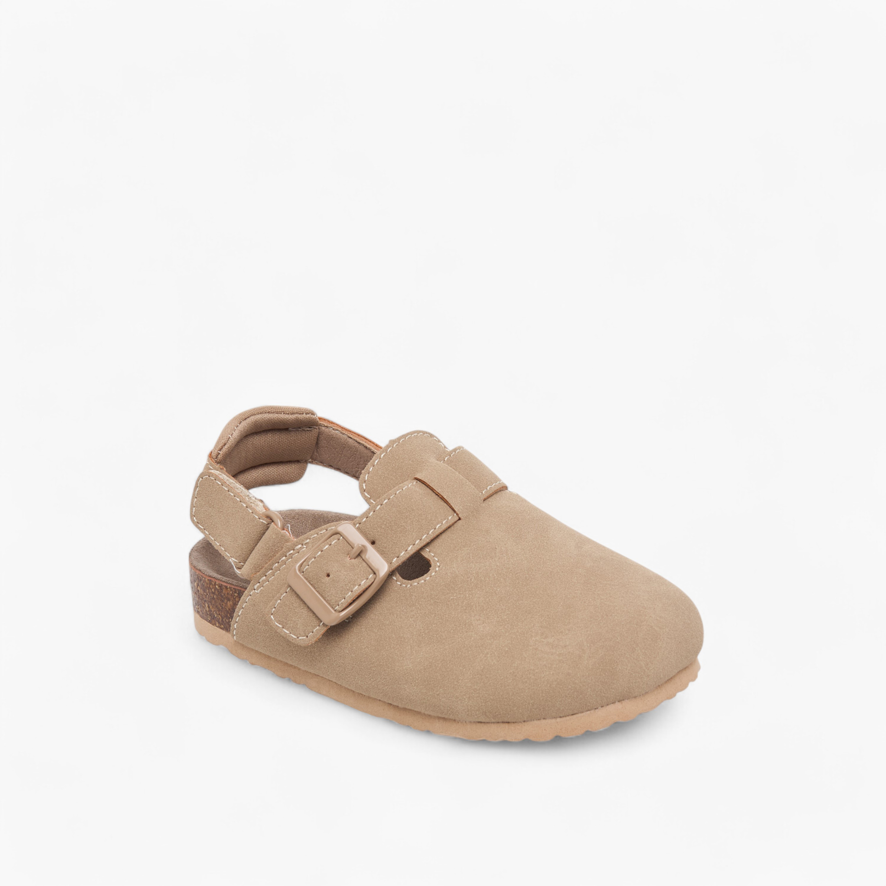 Juniors Solid Sandals with Hook and Loop Closure-boys-shoes-sandals-image-2