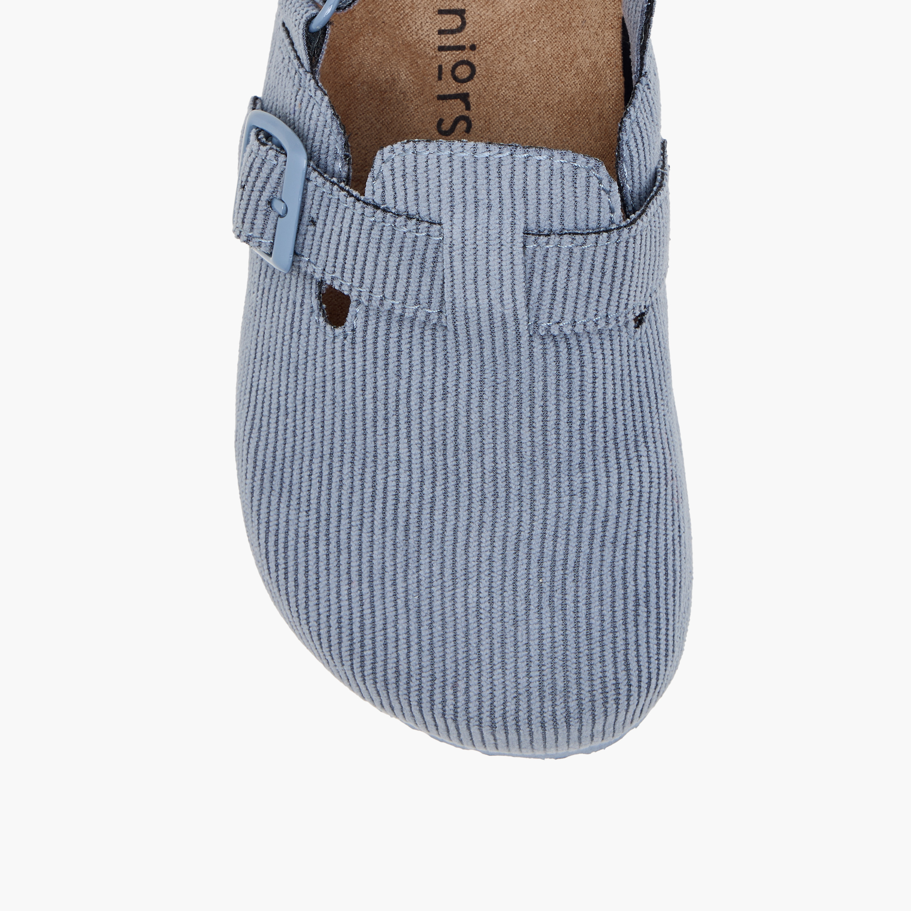 Juniors Textured Sandals with Hook and Loop Closure-boys-shoes-sandals-image-3