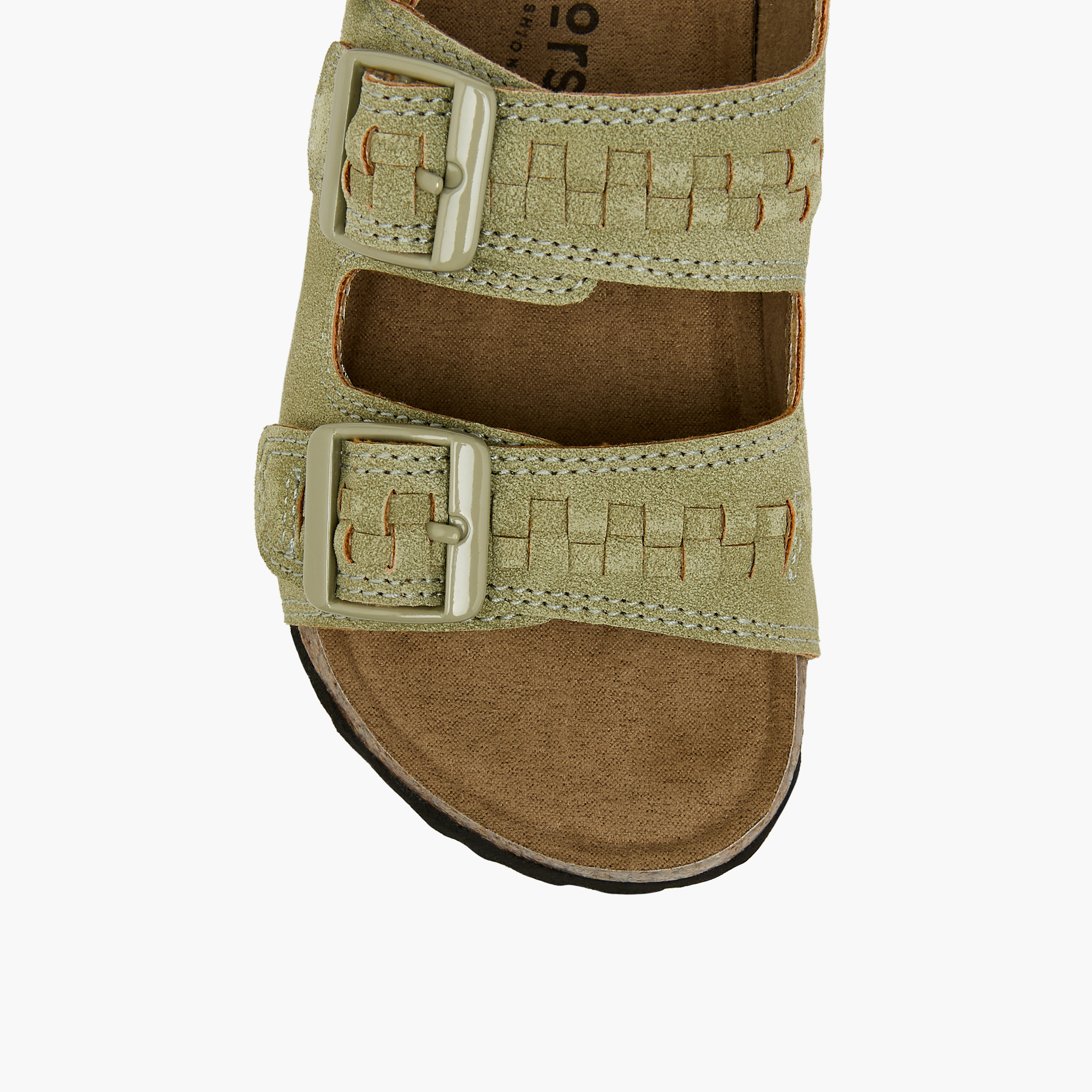 Juniors Boys Buckle Detail Hook & Loop Sandals-boys-shoes-sandals-image-3