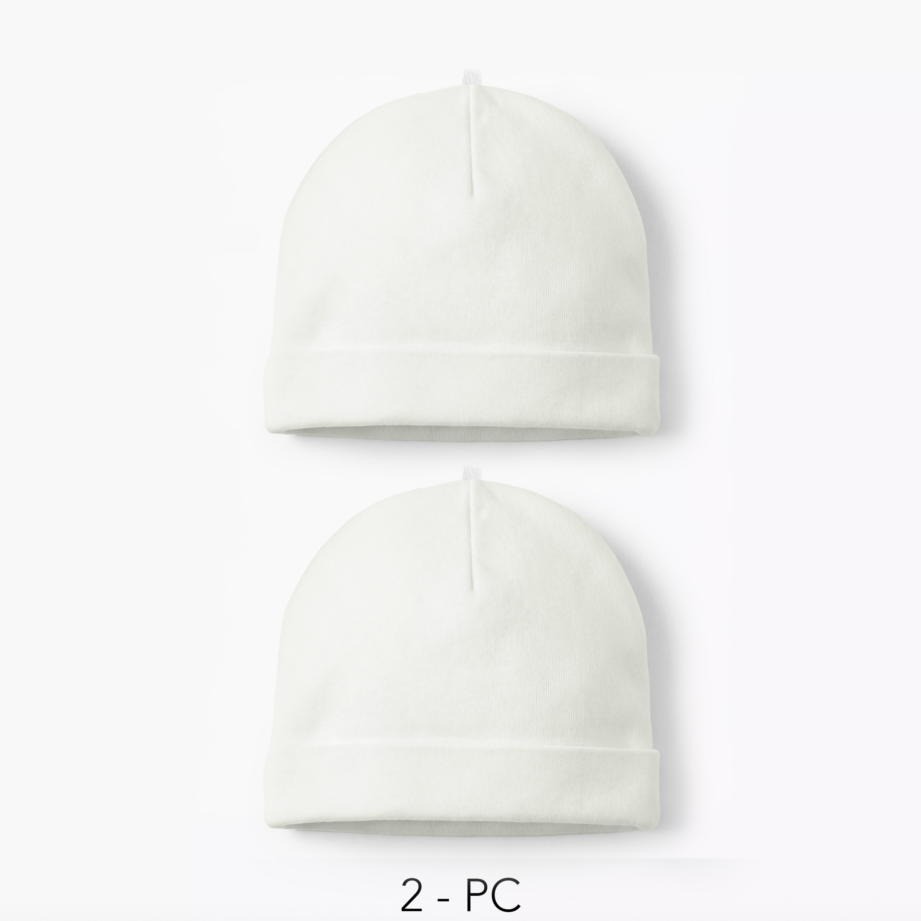 Juniors Solid Cap - Set of 2-baby-boys-accessories-caps-image-1