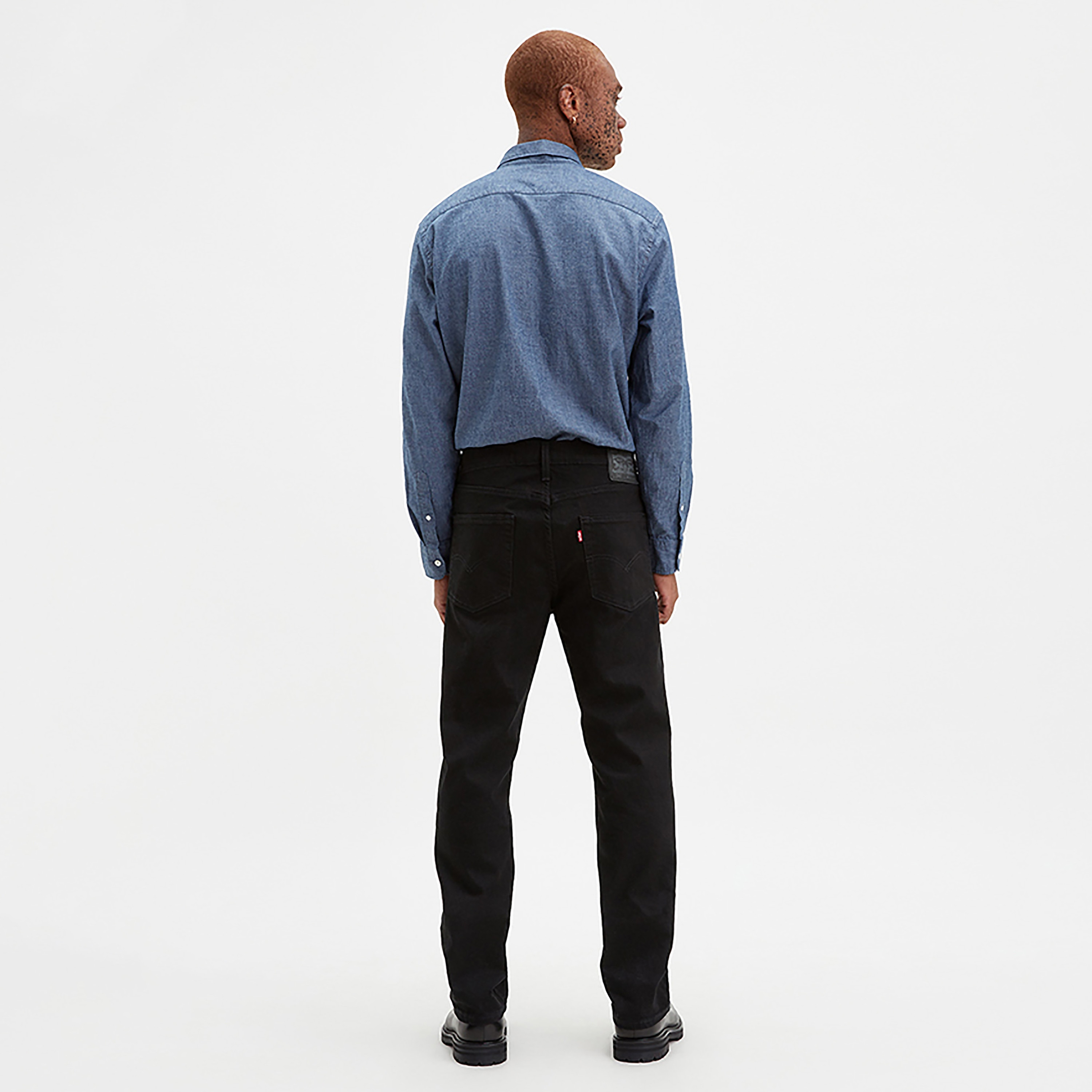 Levi's 541 Tapered Fit Black 5 Pockets Men's Jeans Inseam 32-men-clothing-bottoms-jeans-image-4