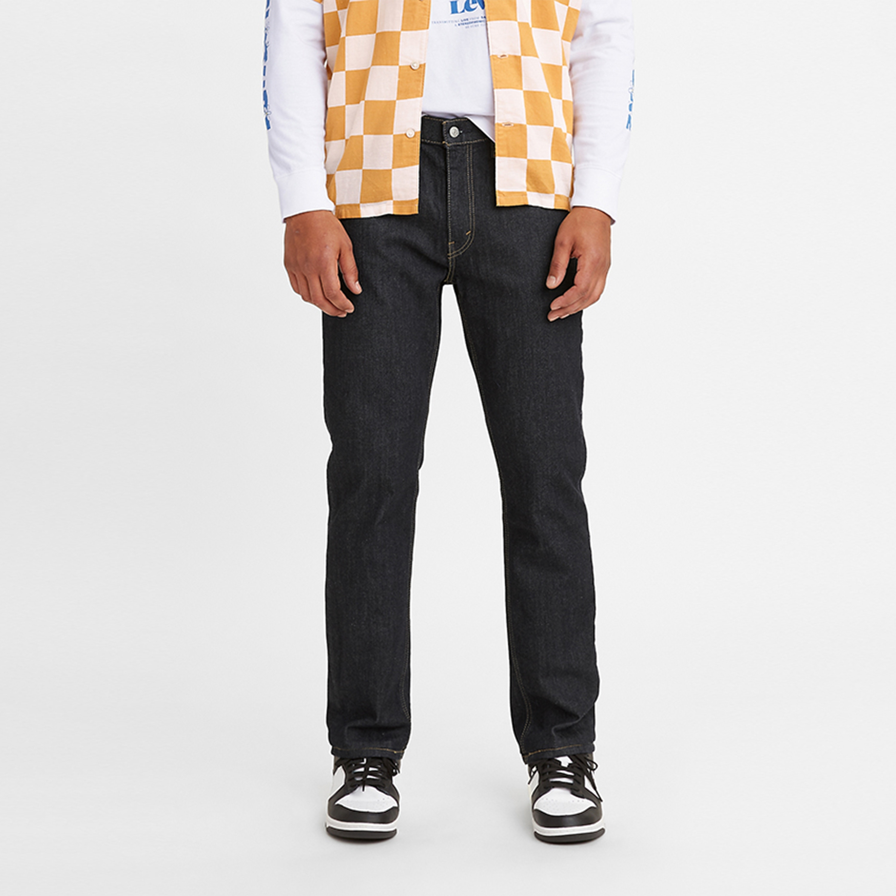 بنطلون جينز رجالي 541 ضيق أسود اللون بخمسة جيوب، مقاس 32 من ليفايس-men-clothing-jeans-image-1