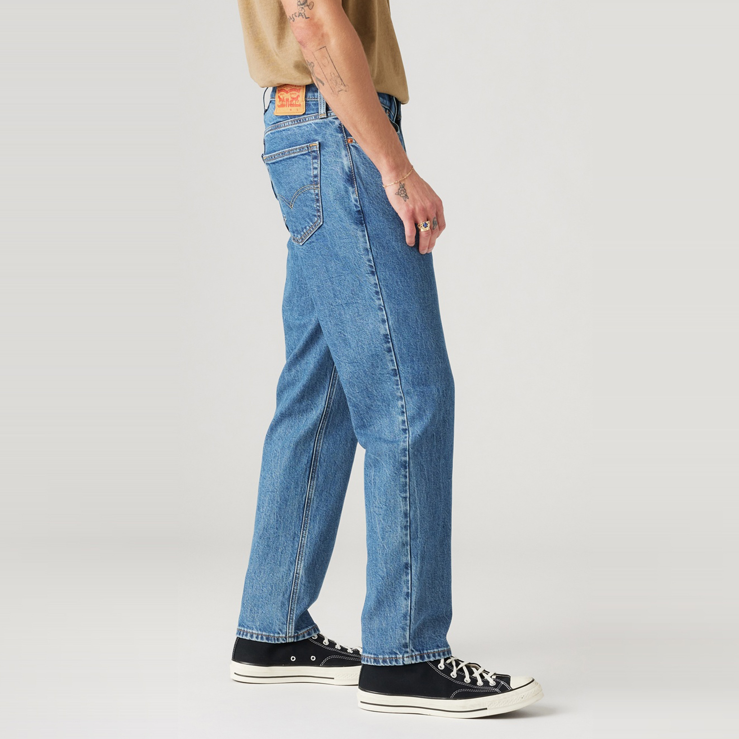 بنطال جينز رجالي Levi's 541 مدبب باللون النيلي و5 جيوب-men-clothing-bottoms-jeans-image-3