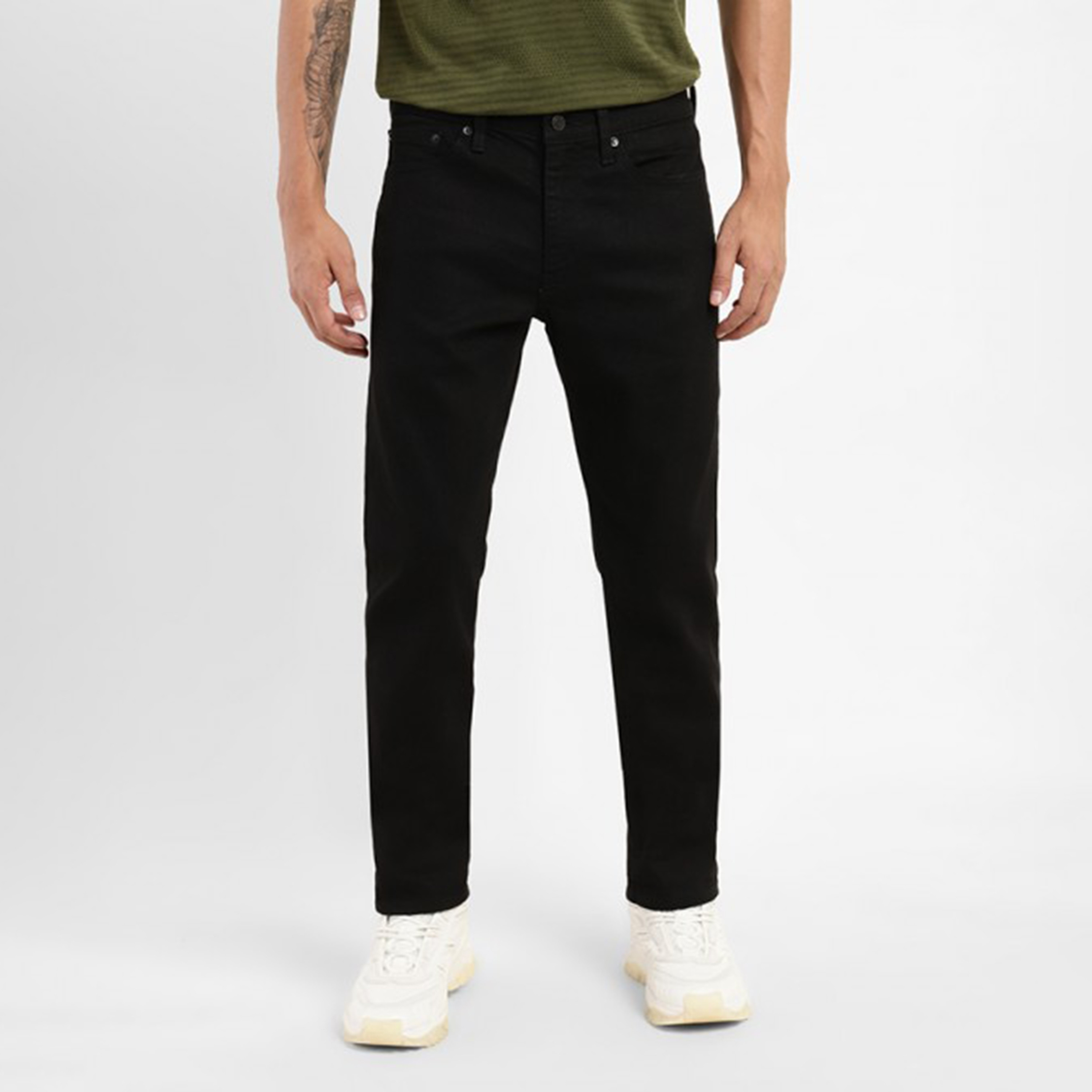 بنطال جينز من ليفايز 511 بلون اسود ذو سلیم فت وجيب متوسط الارتفاع-men-clothing-bottoms-jeans-image-1