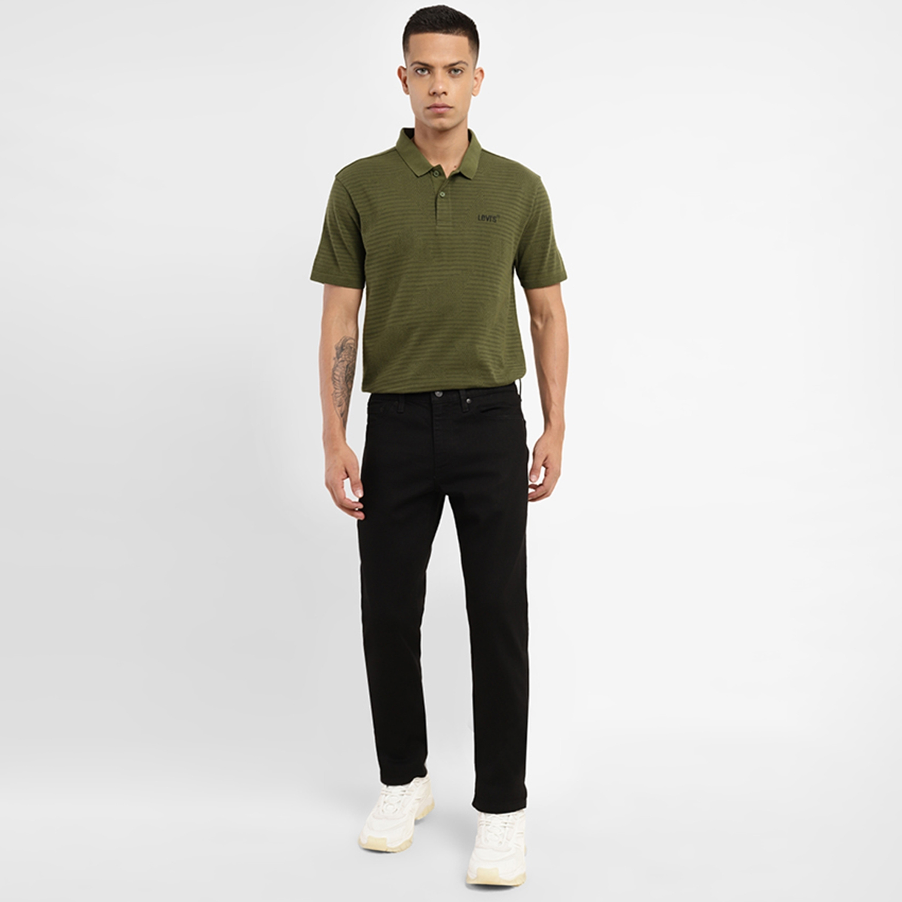 بنطال جينز من ليفايز 511 بلون اسود ذو سلیم فت وجيب متوسط الارتفاع-men-clothing-bottoms-jeans-image-6