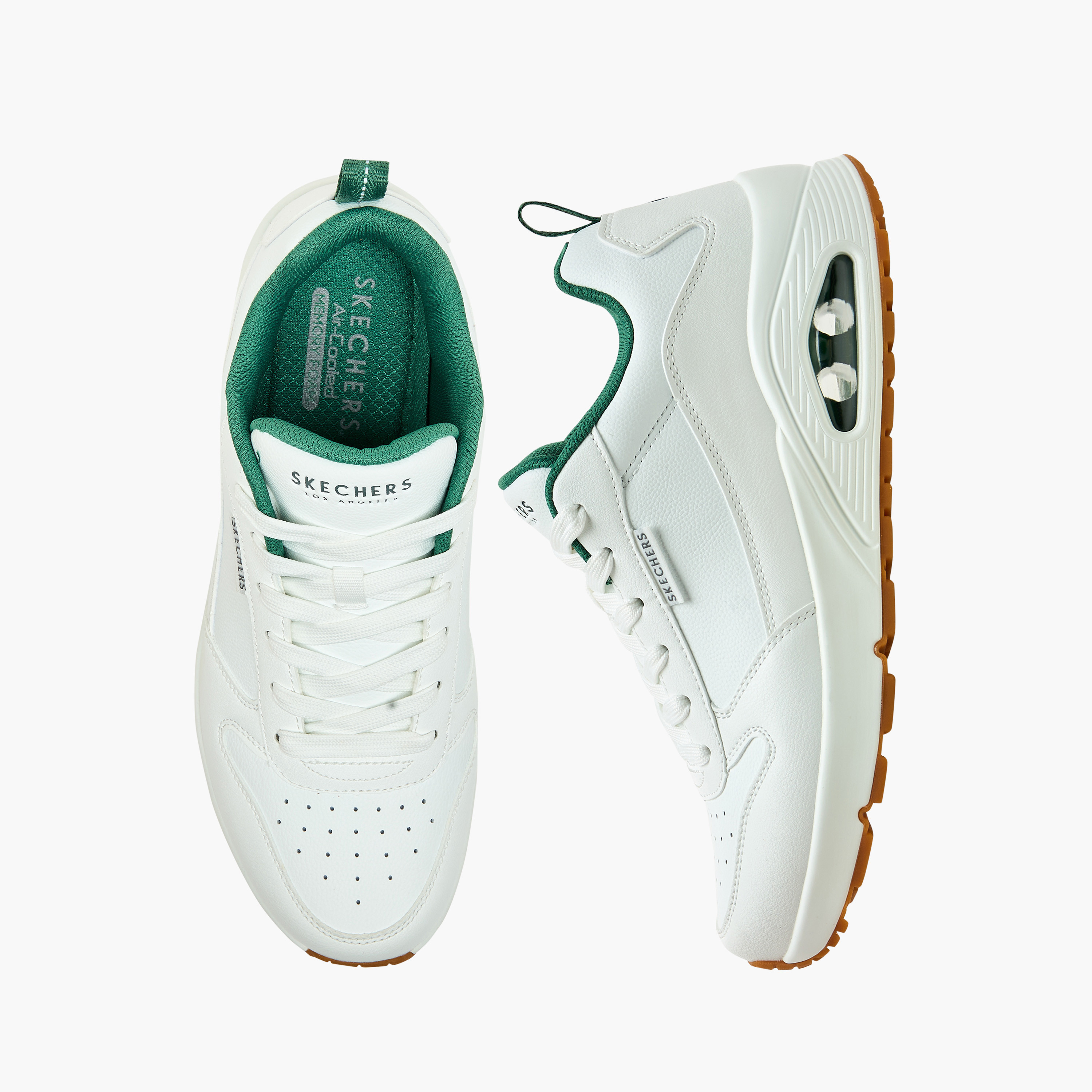 حذاء رياضي رجالي من Skechers Uno برباط عند الكاحل المنخفض 183012 | عمر الفاروق-sports-men-shoes-image-1