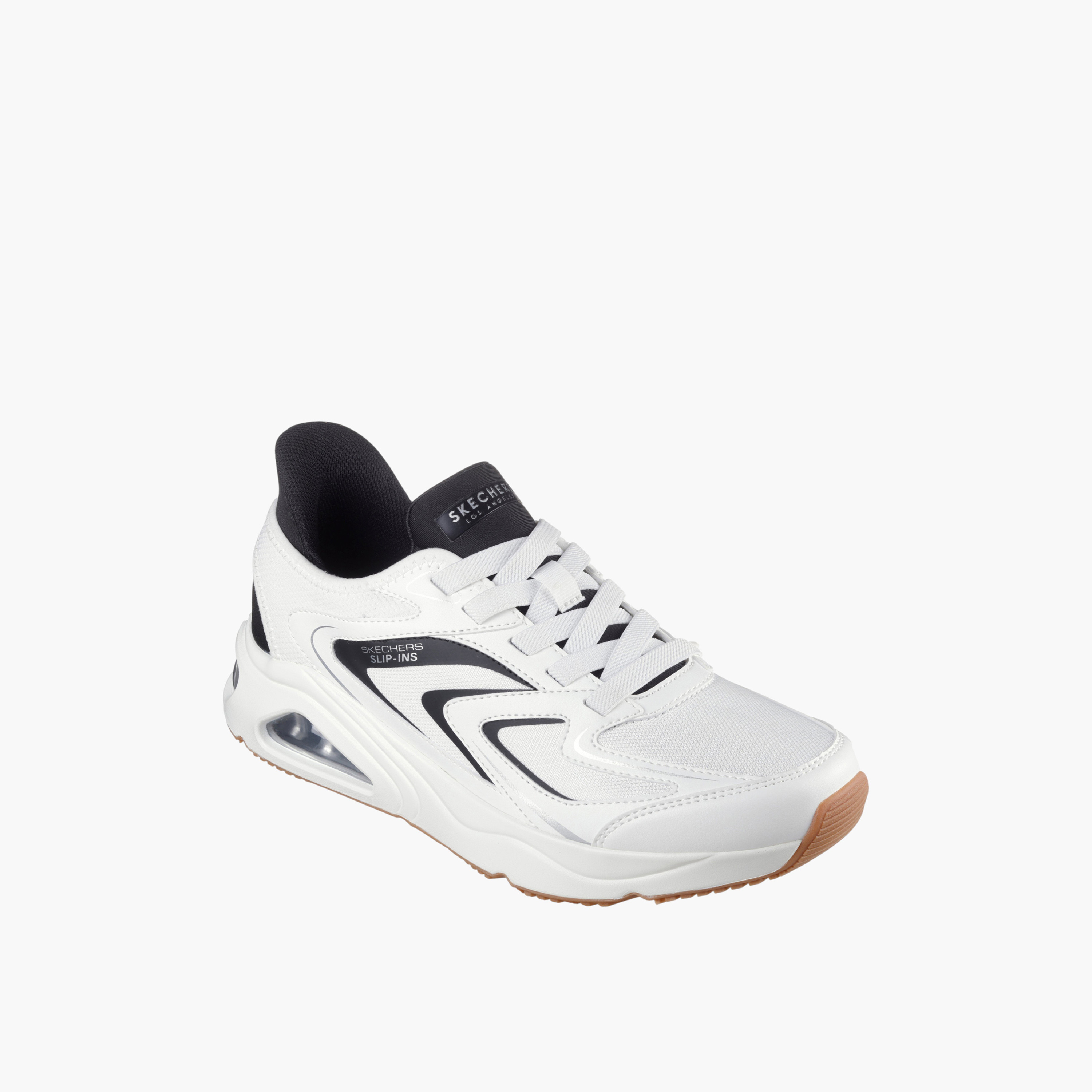 Skechers Men TRES-AIR UNO Panelled Lace-Up Sneakers-men-shoes-sneakers-image-1