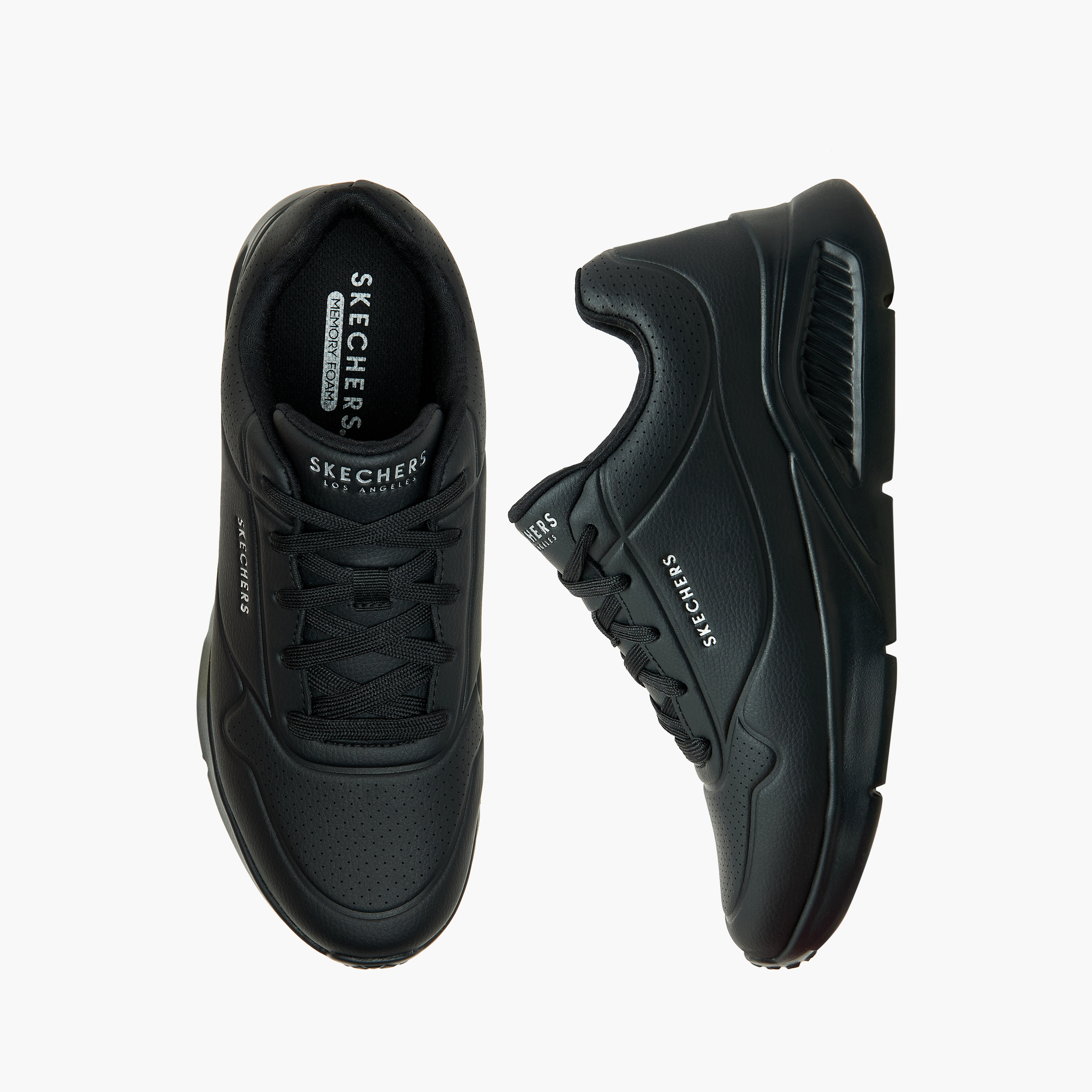 Skechers Men's Uno Lite Lace-Up Low Ankle Sneakers 183122 | OE-sports-men-shoes-image-1