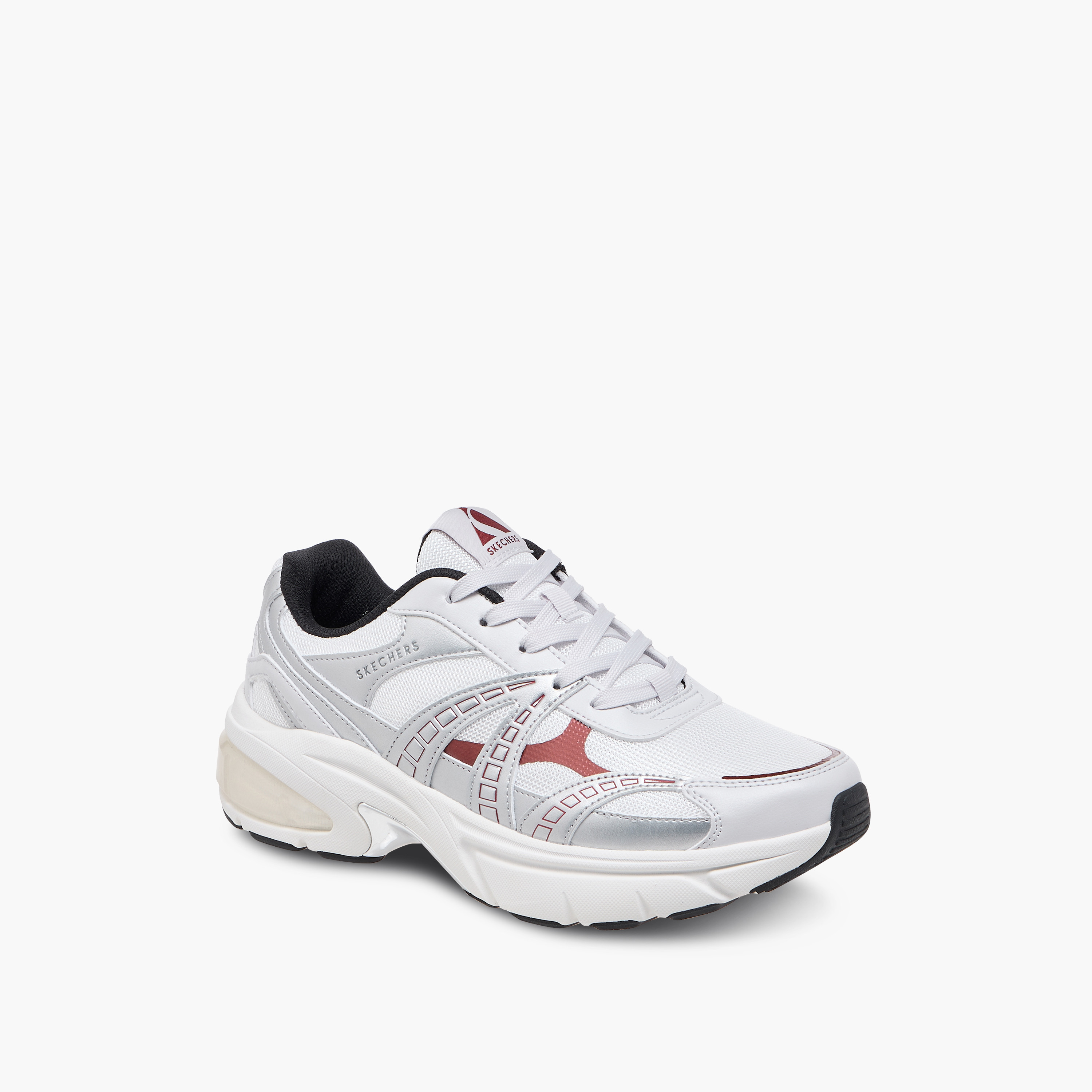Skechers Men's Shadow Lace-Up Low Ankle Sneakers 183216 | OE-sports-men-shoes-image-2