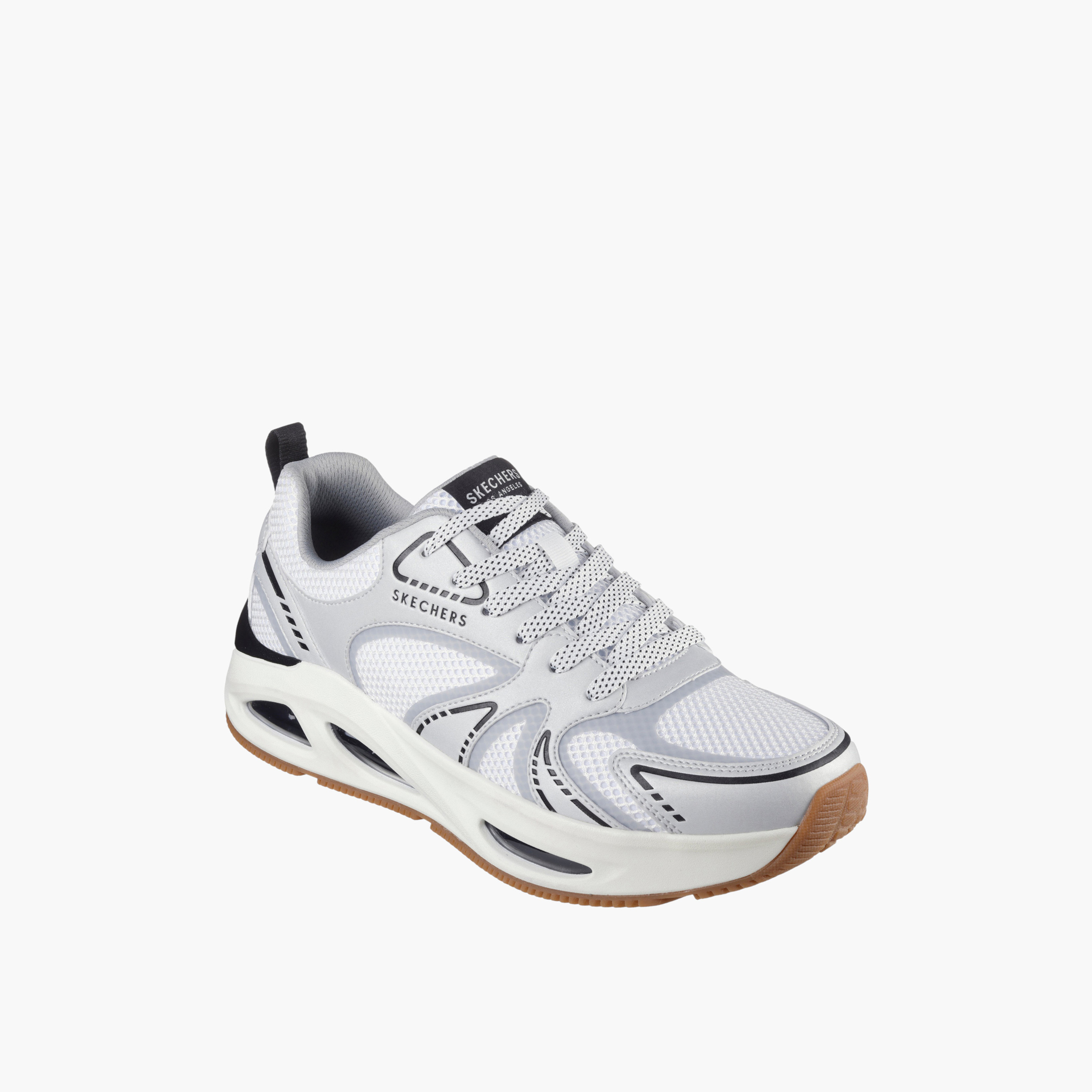 Skechers Men UNO EGO Panelled Lace-Up Sports Shoes-men-shoes-sports-image-1