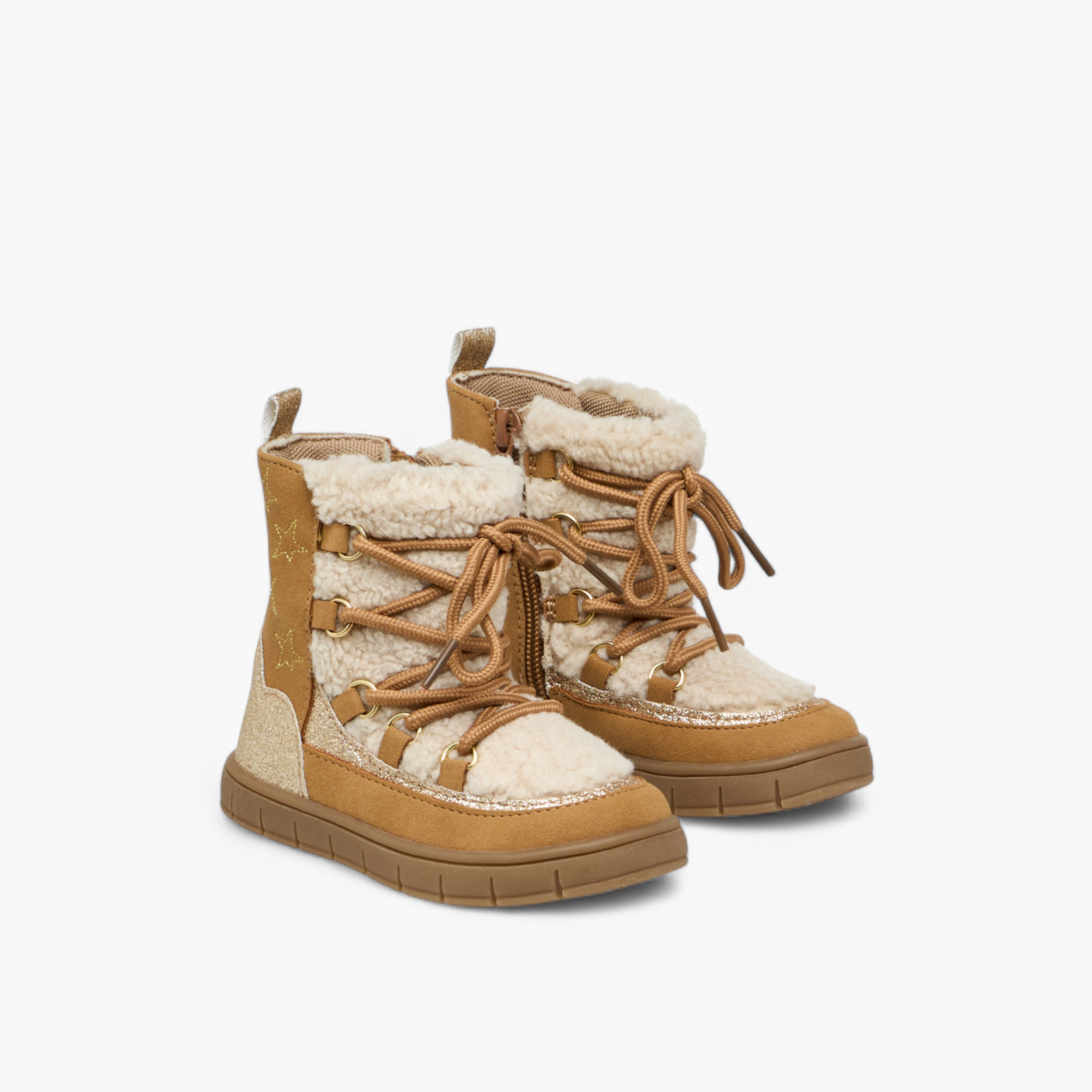 بوت متعدد التصاميم بطول الكاحل ولسان سحب من بيرفيت-girls-shoes-boots-image-1