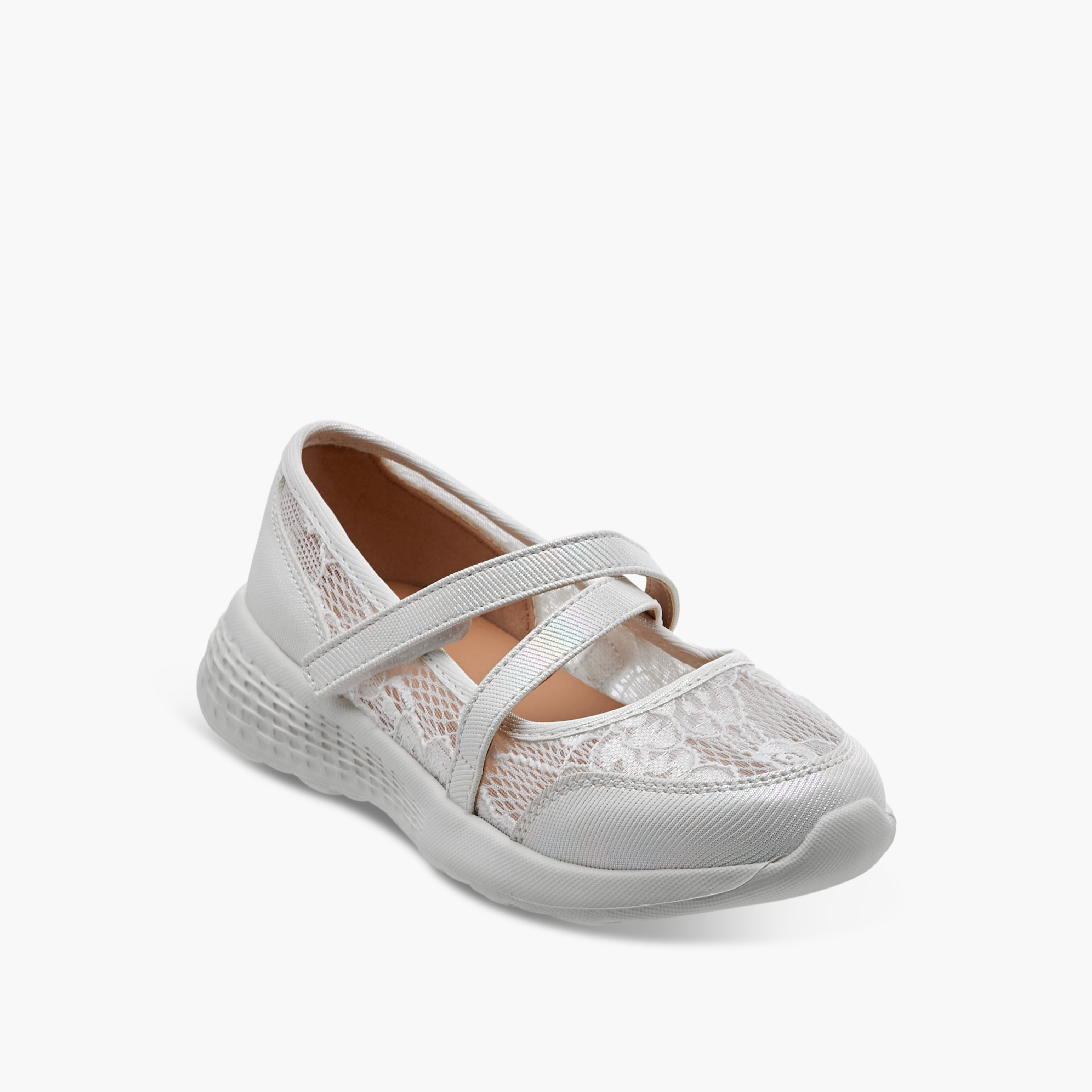 حذاء ماري جين بدانتيل مع شريط إغلاق من ليتل ميسي-girls-shoes-maryjanes-image-2