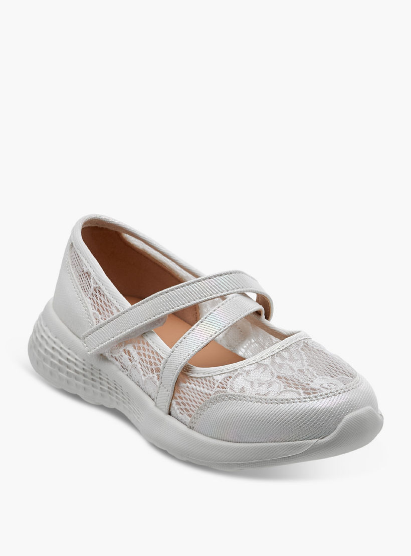 حذاء ماري جين بدانتيل مع شريط إغلاق من ليتل ميسي-girls-shoes-maryjanes-image-2