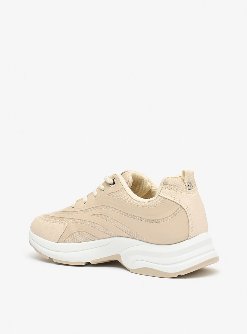 Flora Bella Textured Lace-Up Low Ankle Sneakers-women-shoes-sneakers-image-2