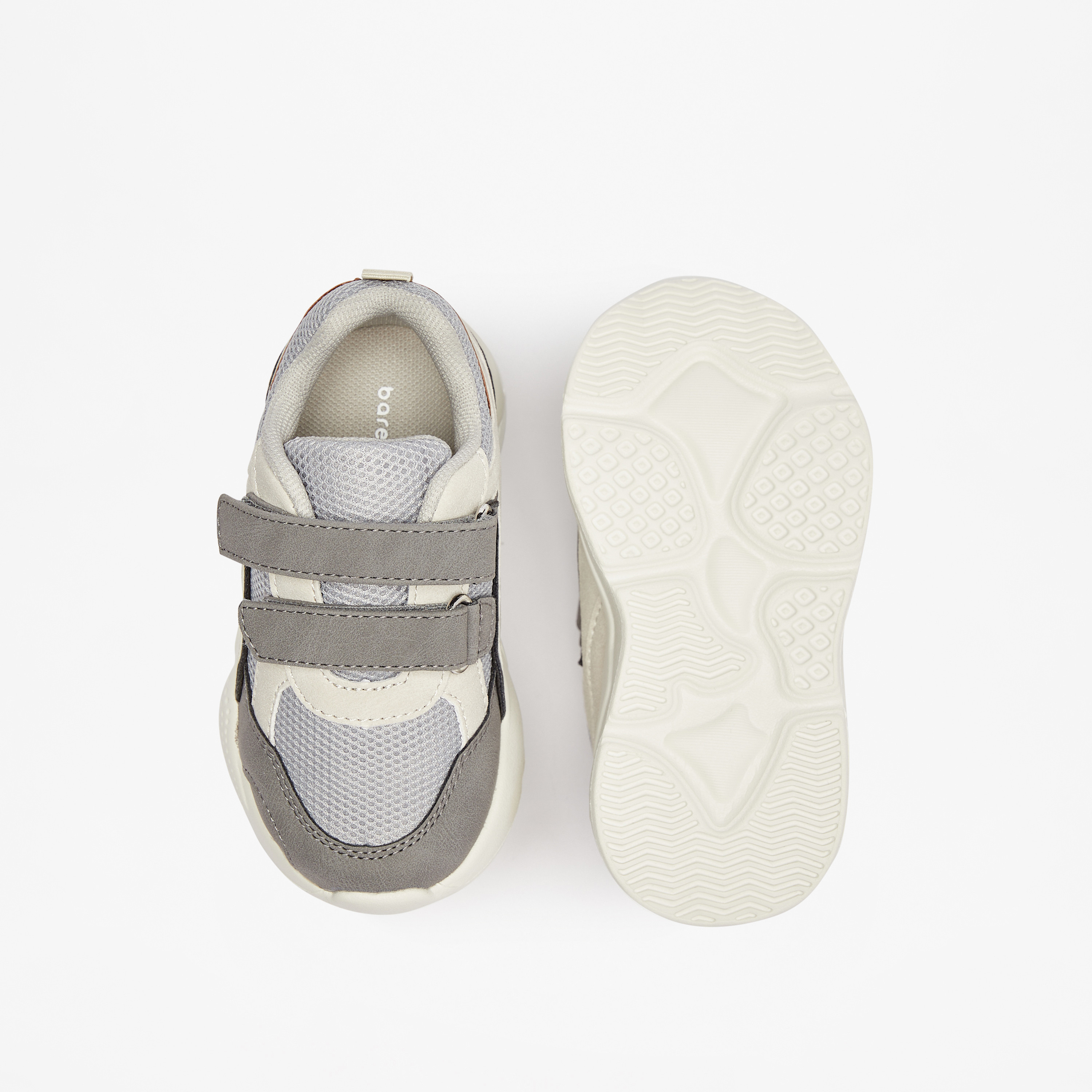 Barefeet Panelled Sneakers with Hook and Loop Closure-boys-shoes-sneakers-image-4