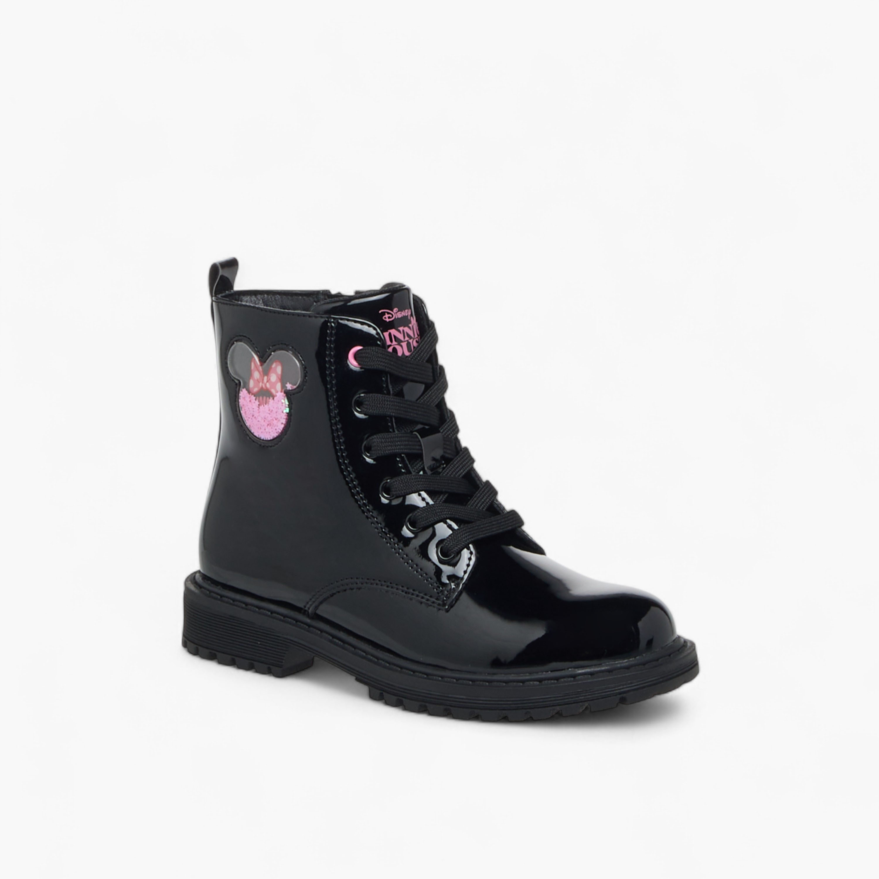 بوت بطول الكاحل وتزيينات ميني ماوس وسحاب إغلاق من ديزني-girls-shoes-boots-image-2