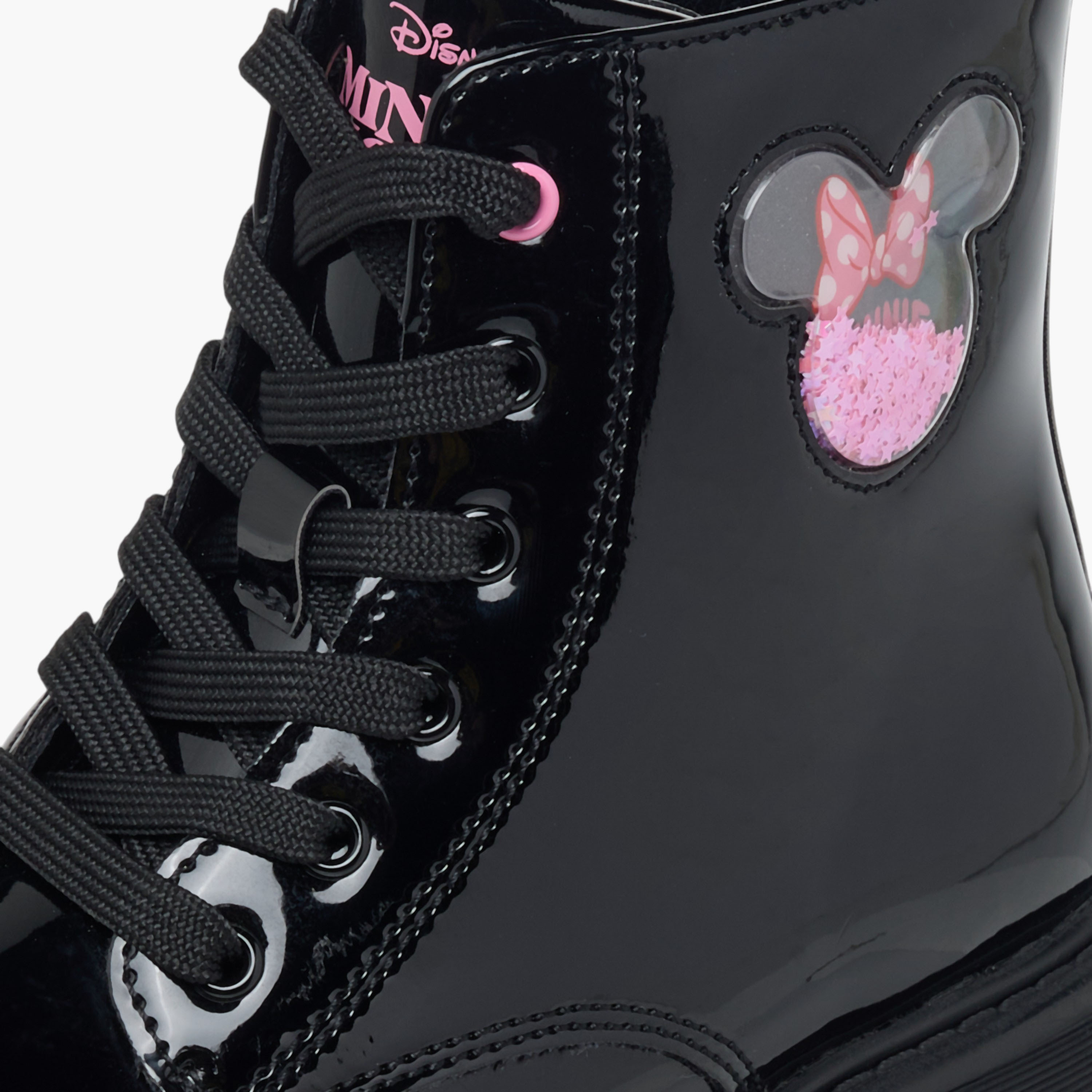 Disney Minnie Mouse Applique Ankle Boots with Zip Closure-girls-shoes-boots-image-4